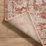 Loloi Odette Rust / Ivory Rug 0-RUGS-patterned Loloi