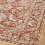 Loloi Odette Rust / Ivory Rug 0-RUGS-patterned Loloi