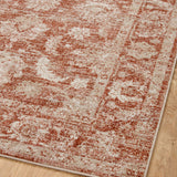 Loloi Odette Rust / Ivory Rug 0-RUGS-patterned Loloi