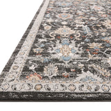 OVERSTOCK RUG - Loloi Odette Charcoal / Multi Rug - 2'7" x 16' IN STORE - Sale Rugs Loloi