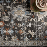 OVERSTOCK RUG - Loloi Odette Charcoal / Multi Rug - 2'7" x 16' IN STORE - Sale Rugs Loloi