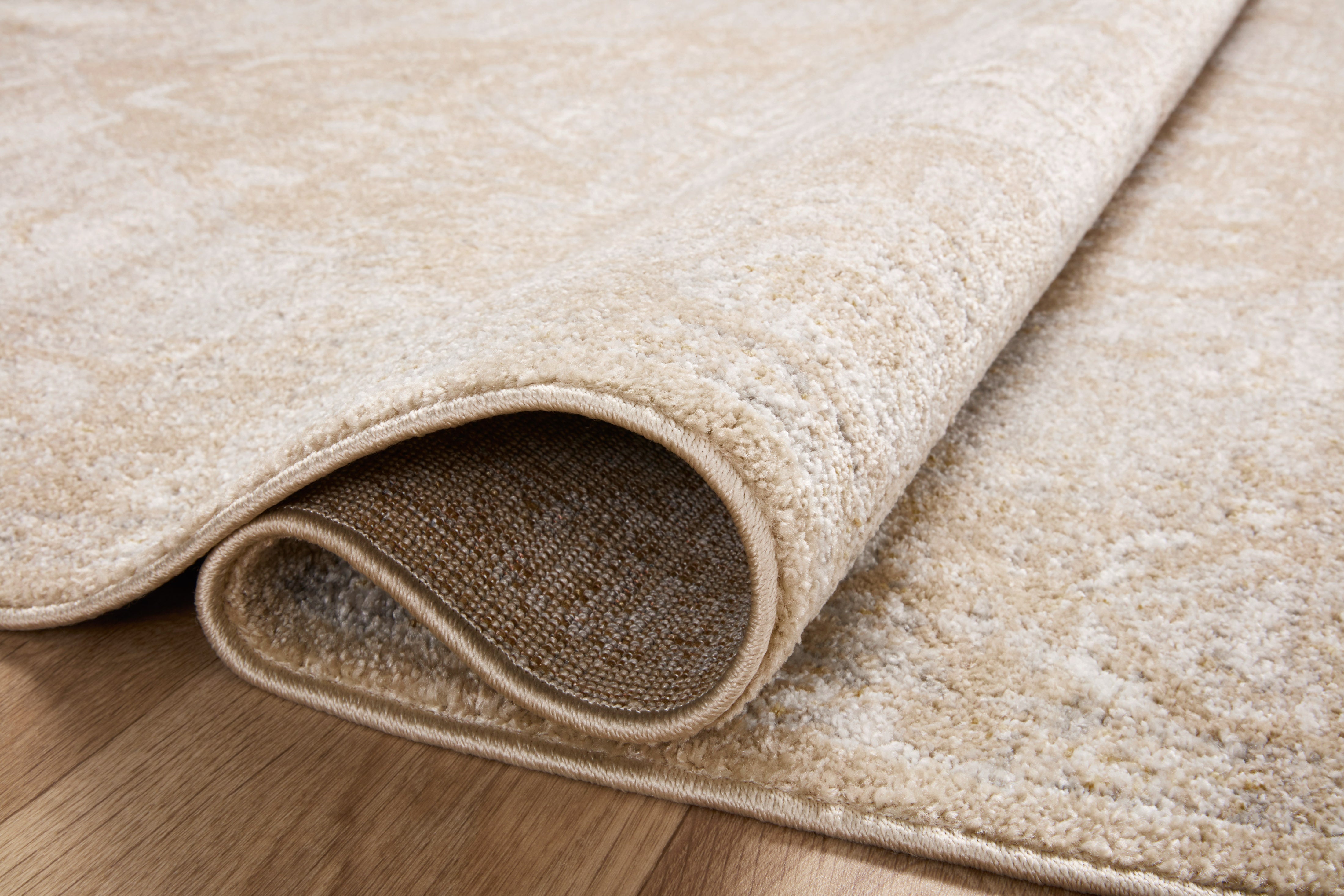 Loloi Odette Beige / Silver Rug 0-RUGS-patterned Loloi