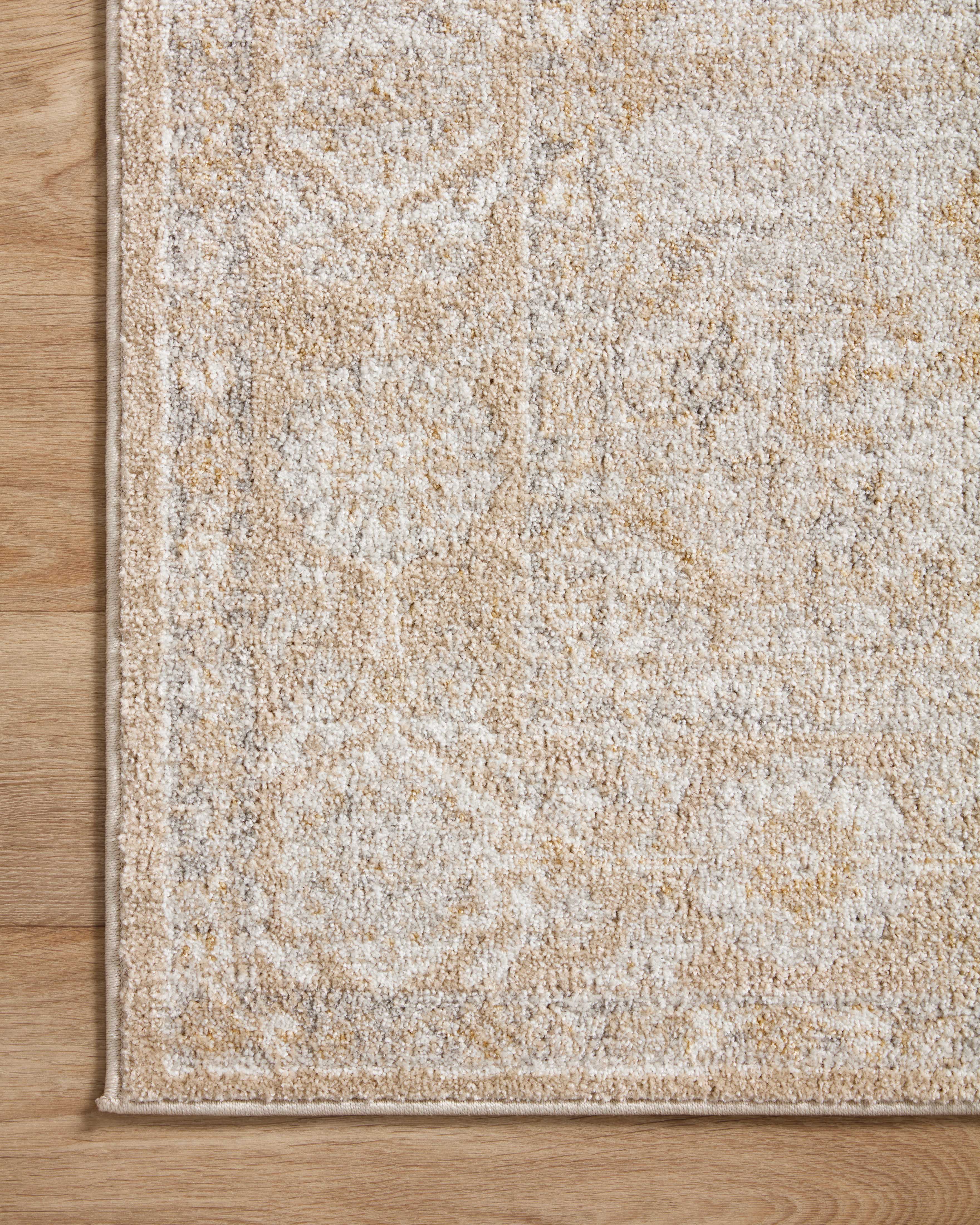 Loloi Odette Beige / Silver Rug 0-RUGS-patterned Loloi