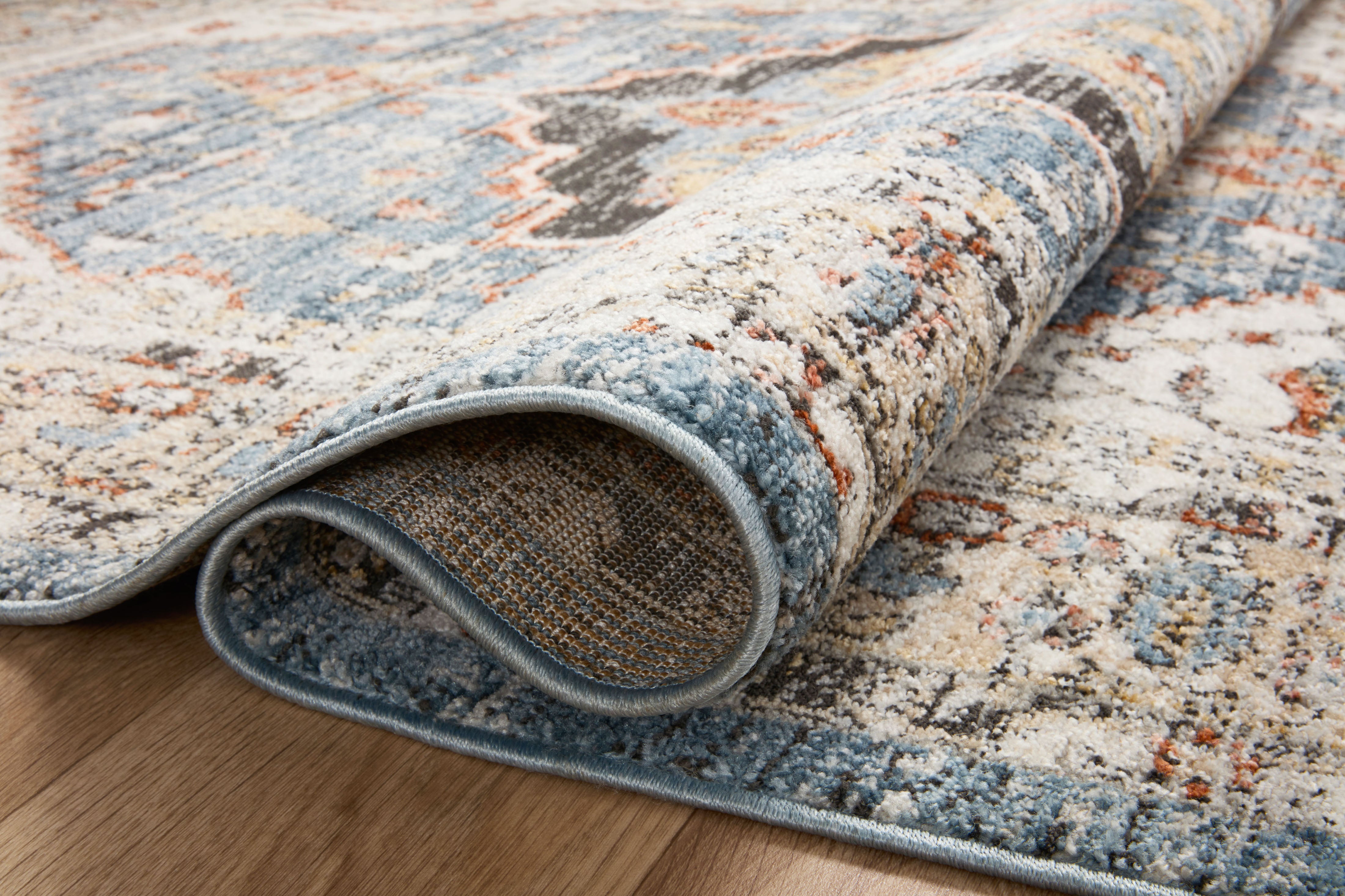 Loloi Odette Sky / Multi Rug 0-RUGS-patterned Loloi