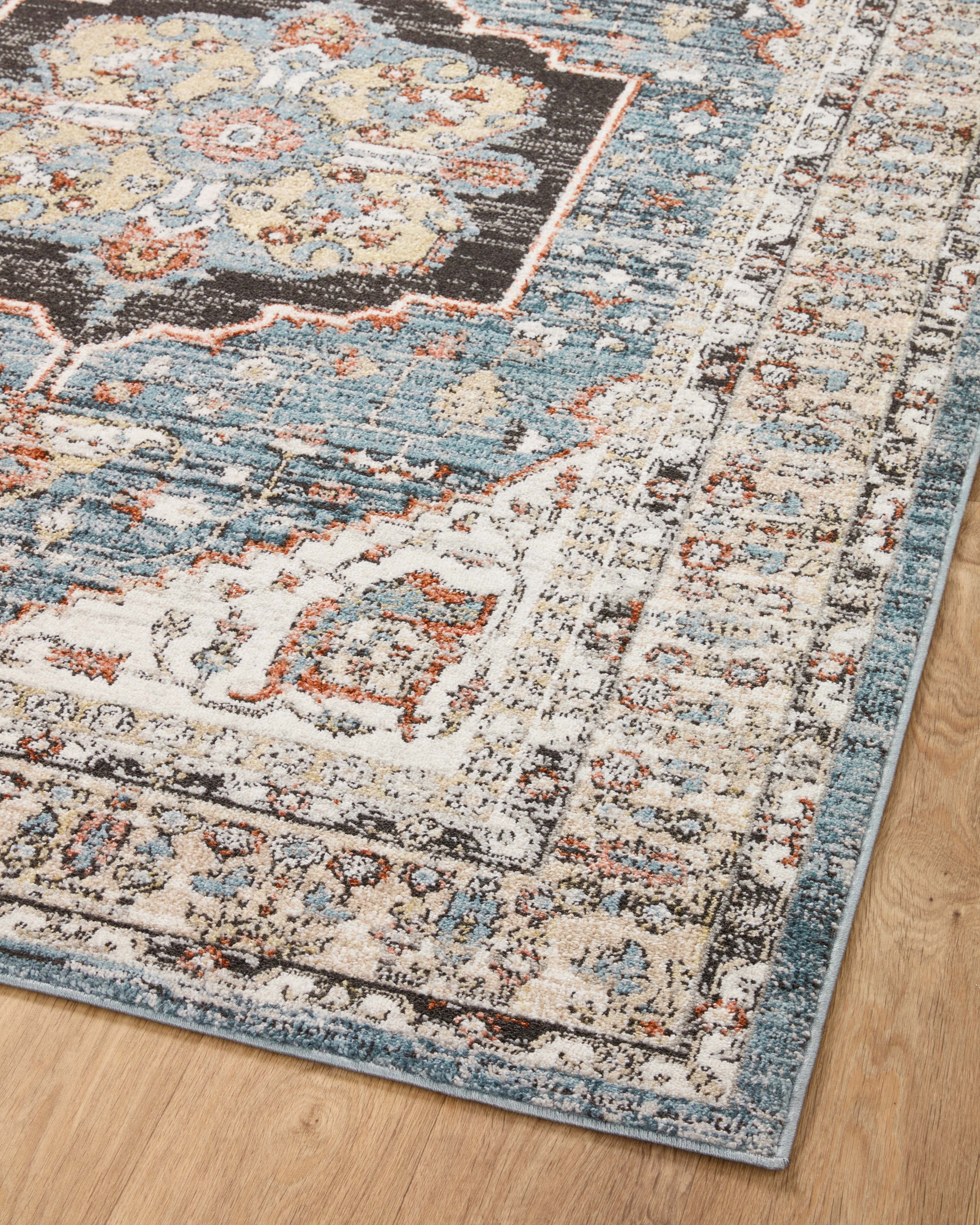 Loloi Odette Sky / Multi Rug 0-RUGS-patterned Loloi