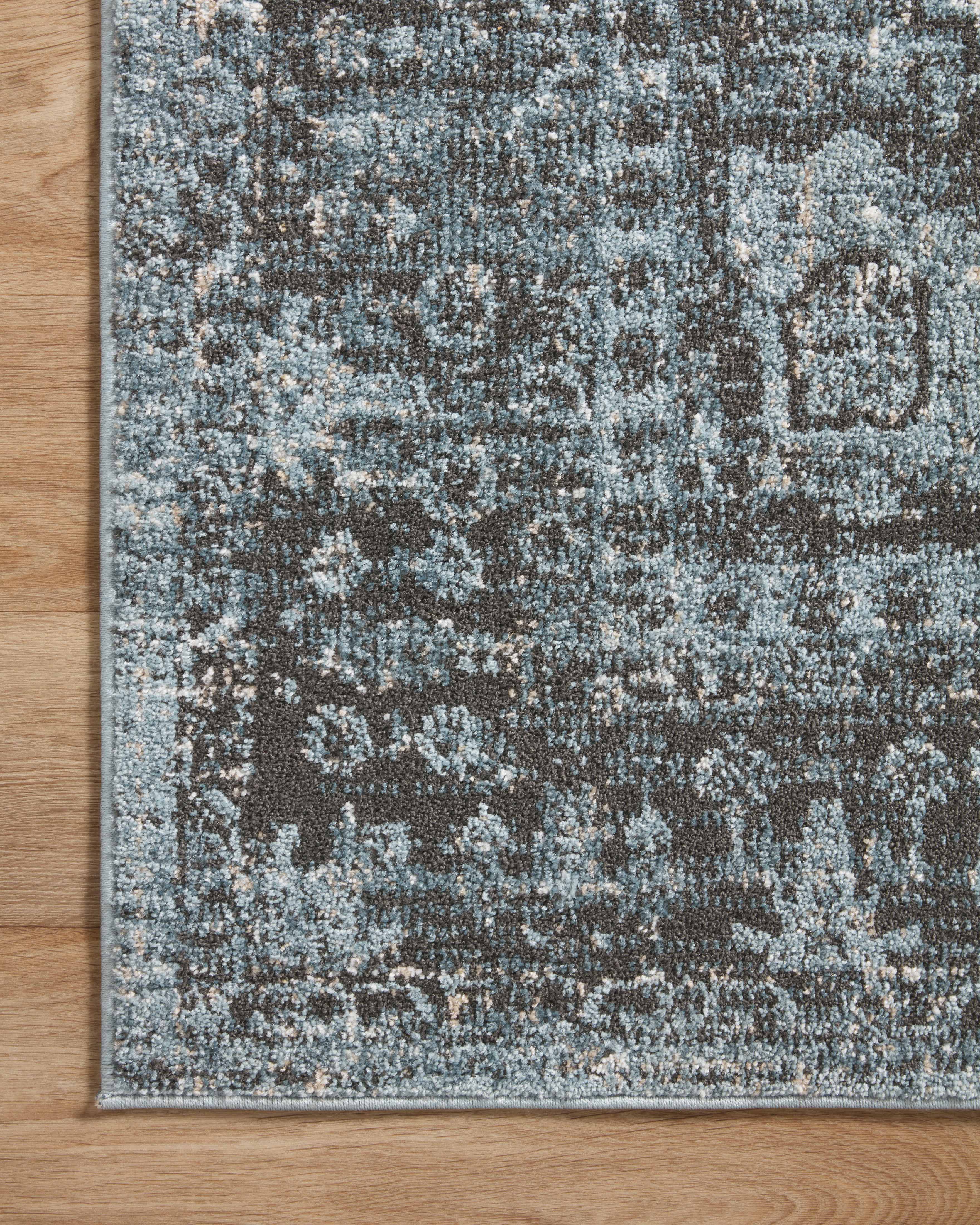 Loloi Odette Sky / Charcoal Rug 0-RUGS-patterned Loloi