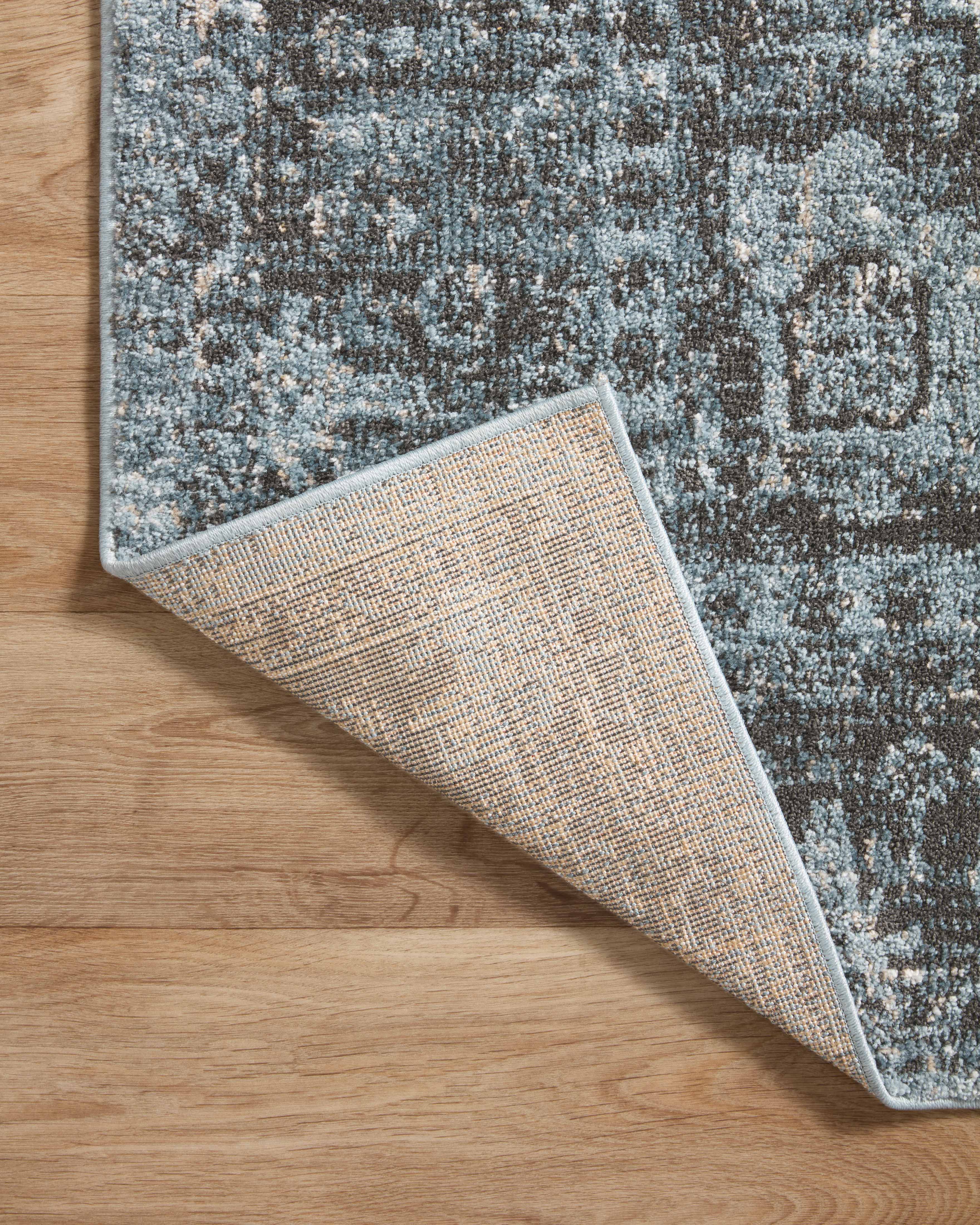 Loloi Odette Sky / Charcoal Rug 0-RUGS-patterned Loloi