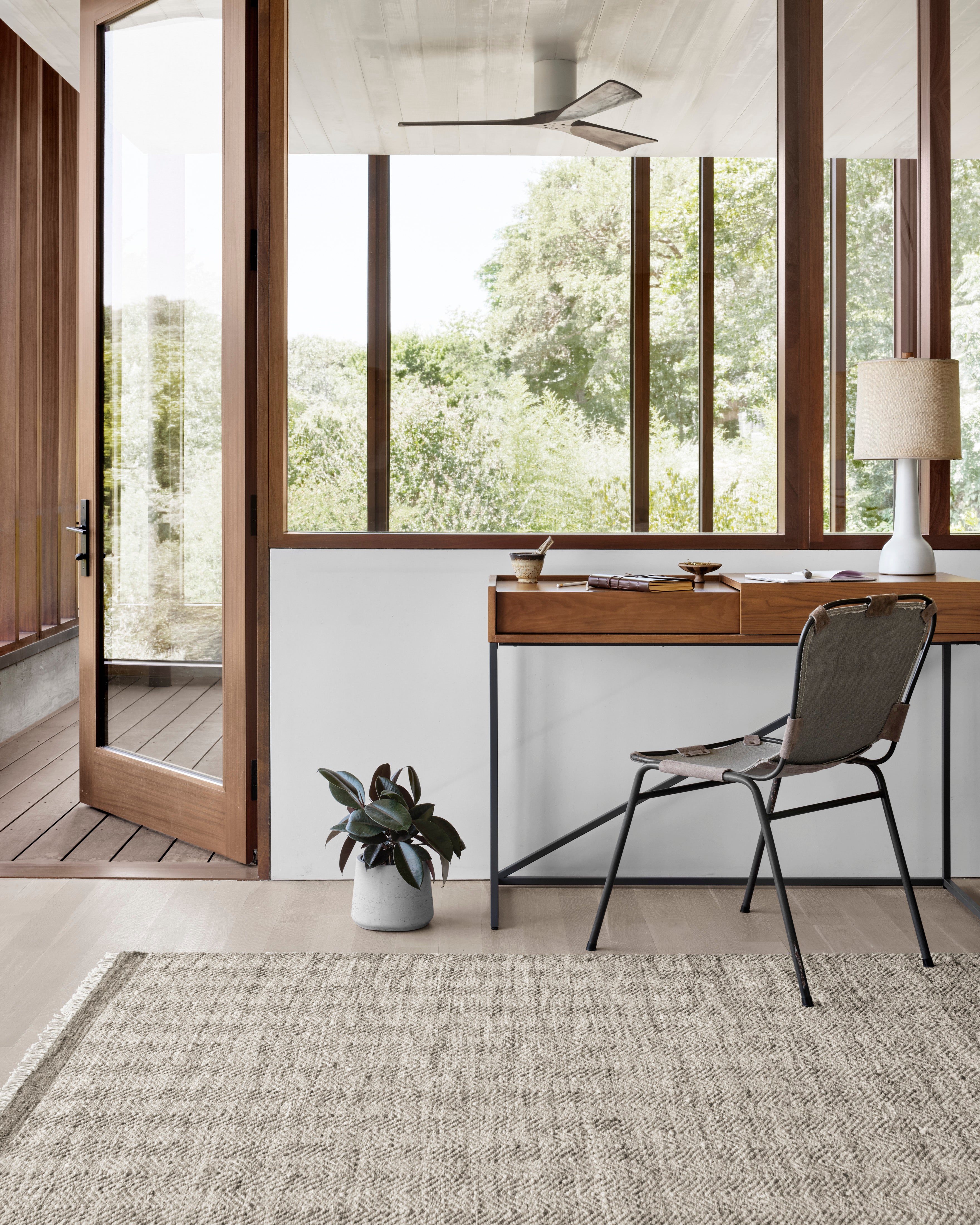Loloi Omen Grey Rug RUGS - jute Loloi
