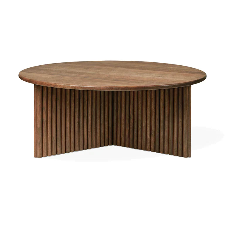 Gus* Modern Odeon Coffee Table - Walnut 4 - b - FURNITURE - coffee table - round Gus