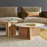 Gus* Modern Odeon End Table - White Oak 5 - a- FURNITURE - accent table - wood Gus