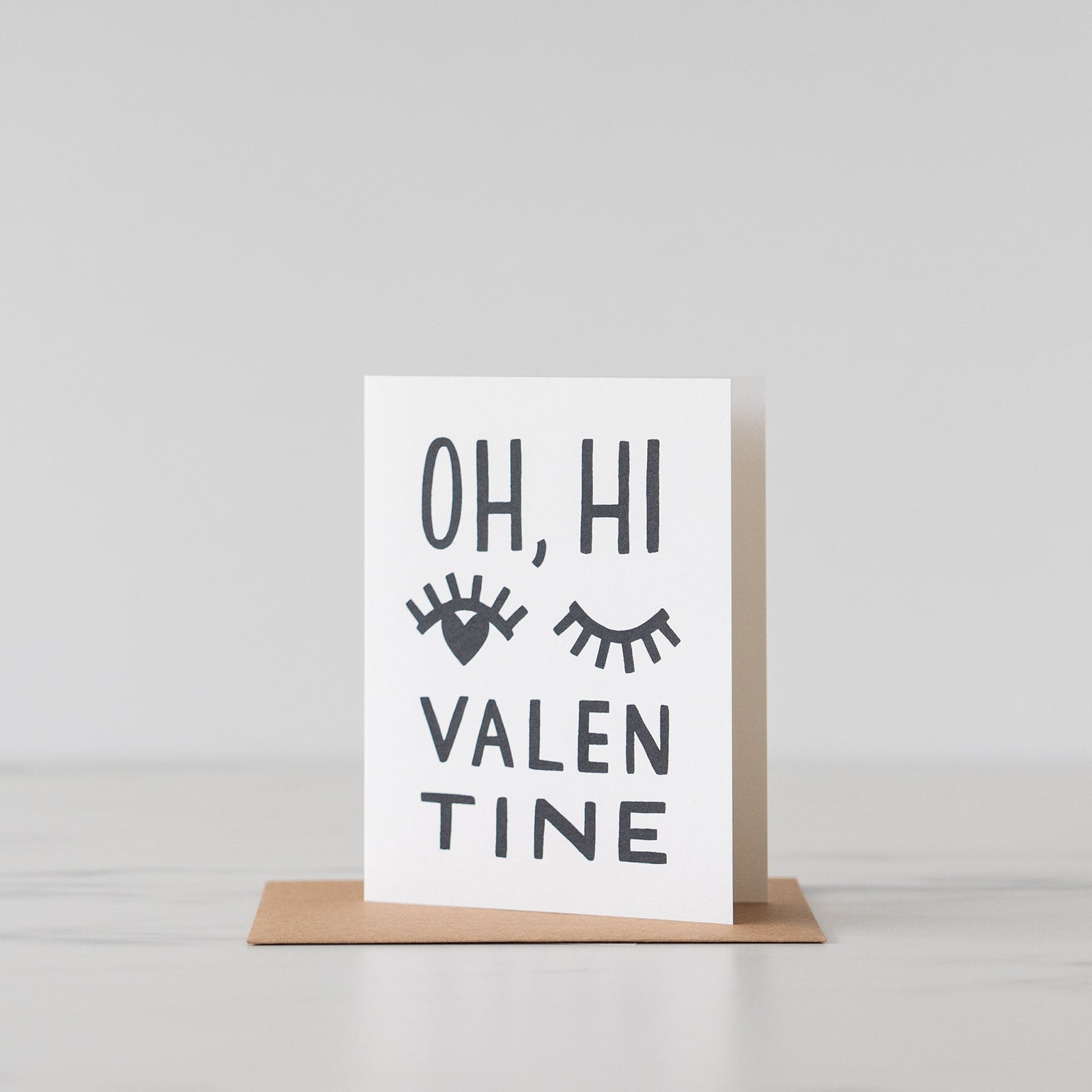 Oh Hi Valentine Card - Rug & Weave