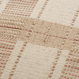 Textural weave of Carmel pillow