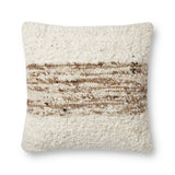 Amber Lewis x Loloi Marie Ivory / Camel Pillow - Rug & Weave