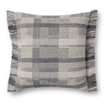 Amber Lewis x Loloi Birdie Silver / Ivory Pillow - Rug & Weave