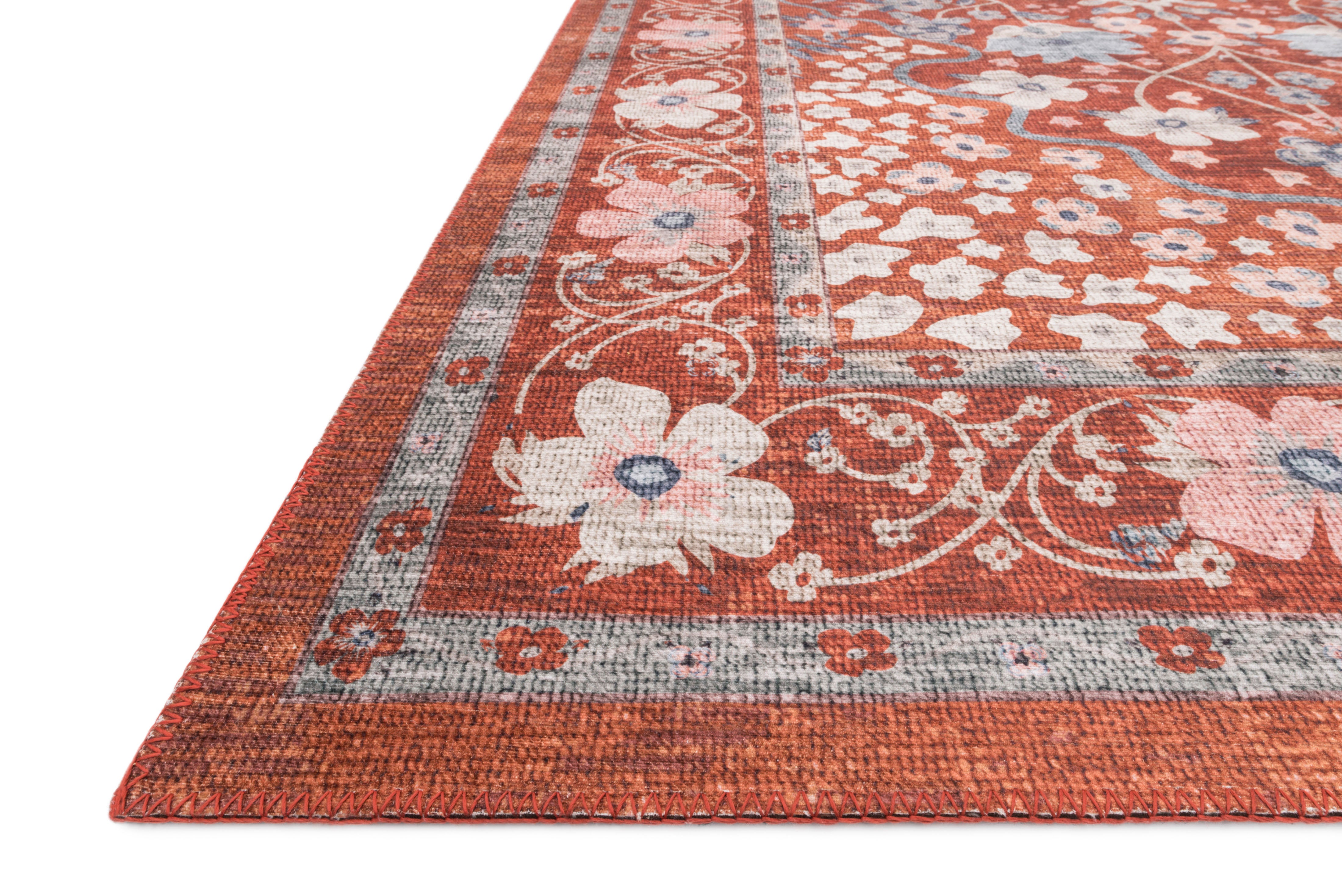 Rifle Paper Co. x Loloi Palais Crimson Rug 2-patterned rugs Loloi