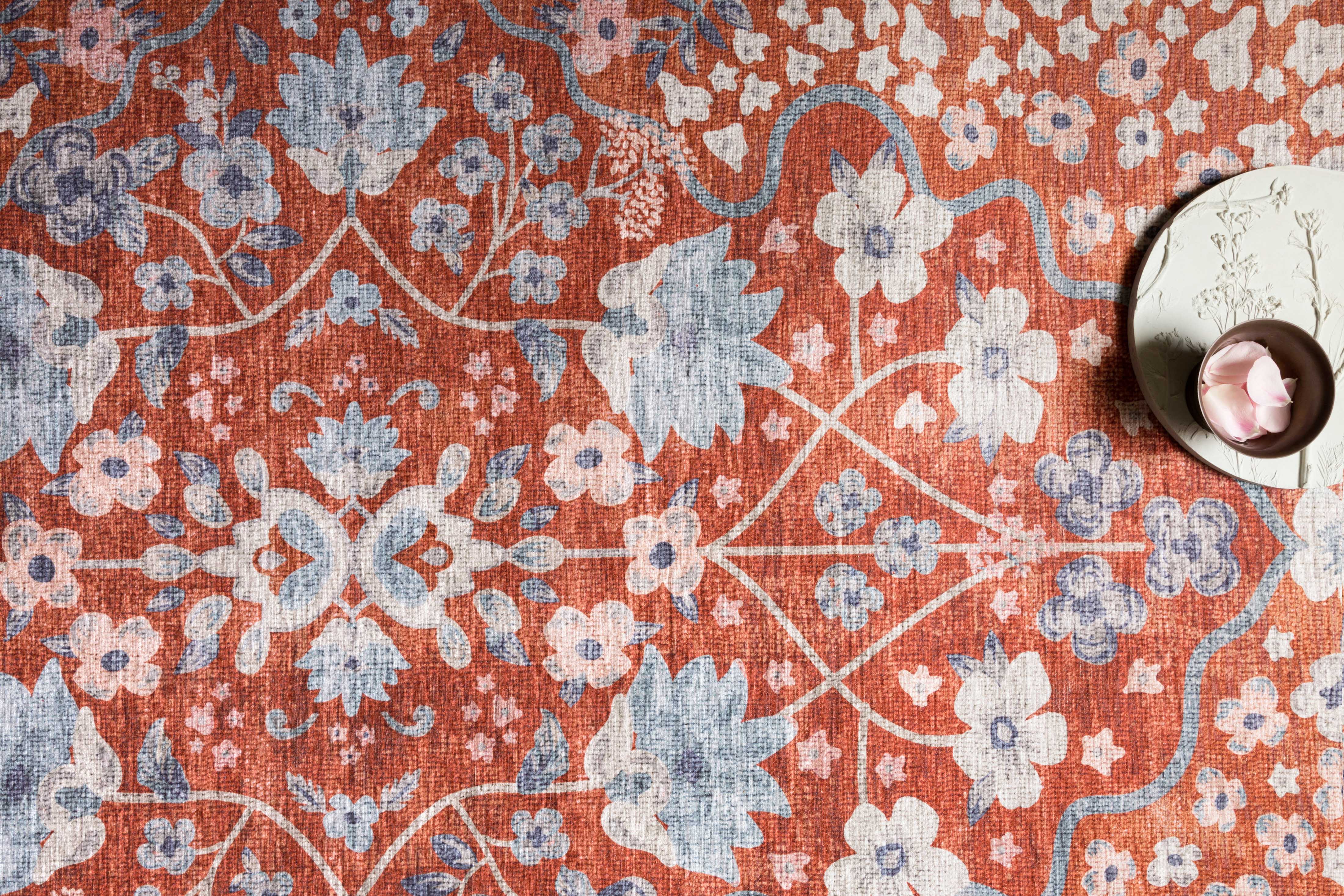 Rifle Paper Co. x Loloi Palais Crimson Rug 2-patterned rugs Loloi