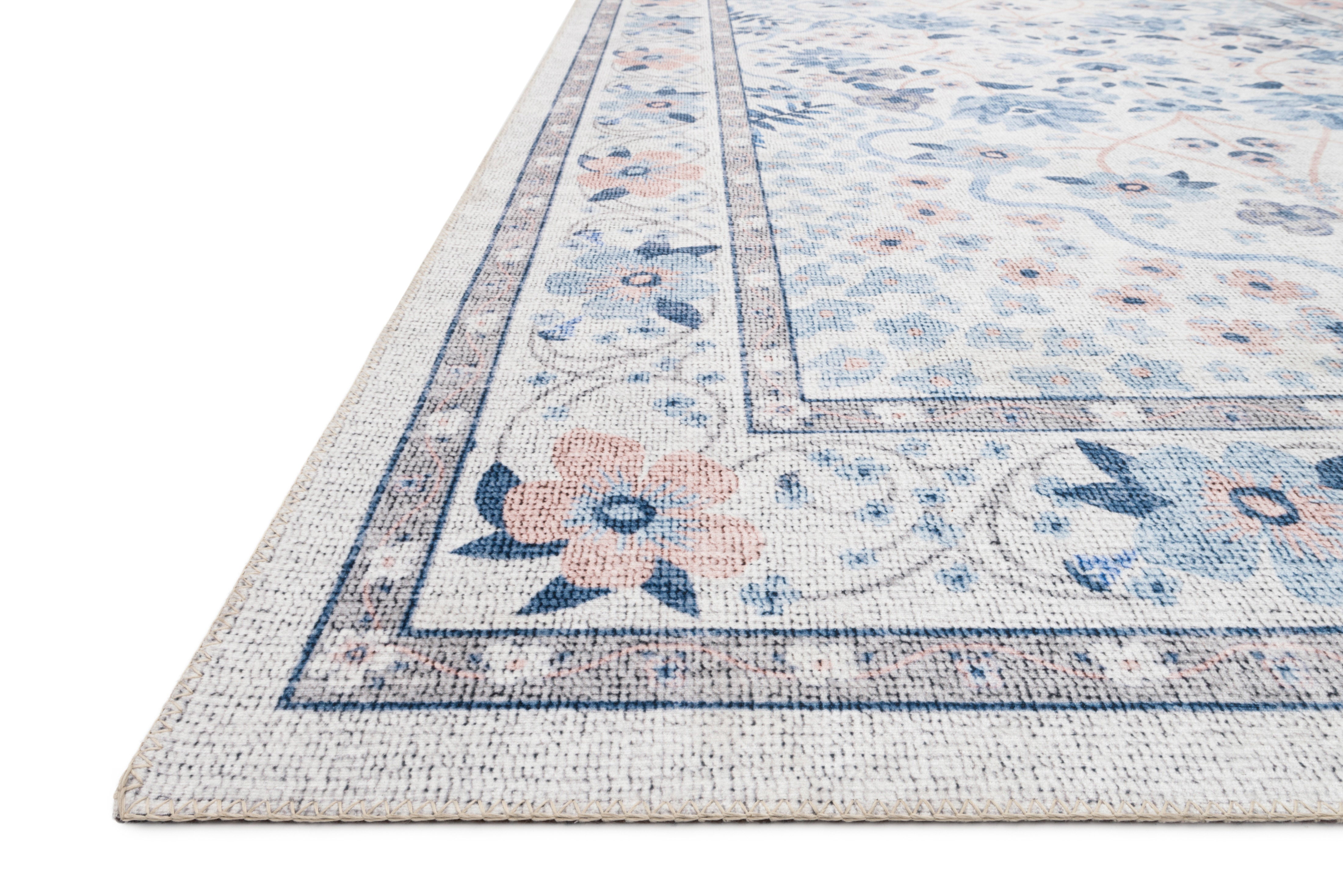 Rifle Paper Co. x Loloi Palais Snow / Sky Rug 2-patterned rugs Loloi