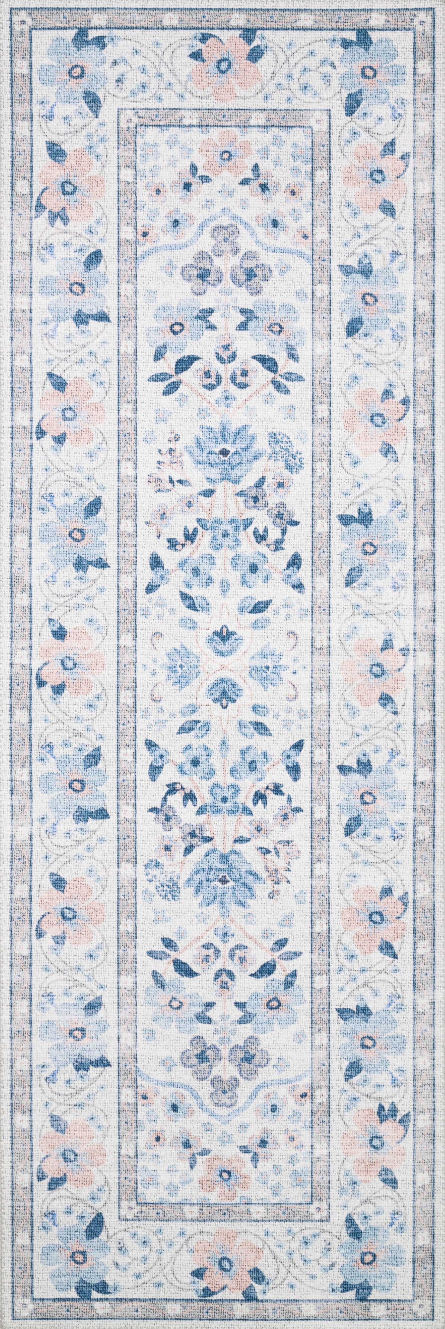 Rifle Paper Co. x Loloi Palais Snow / Sky Rug 2-patterned rugs Loloi