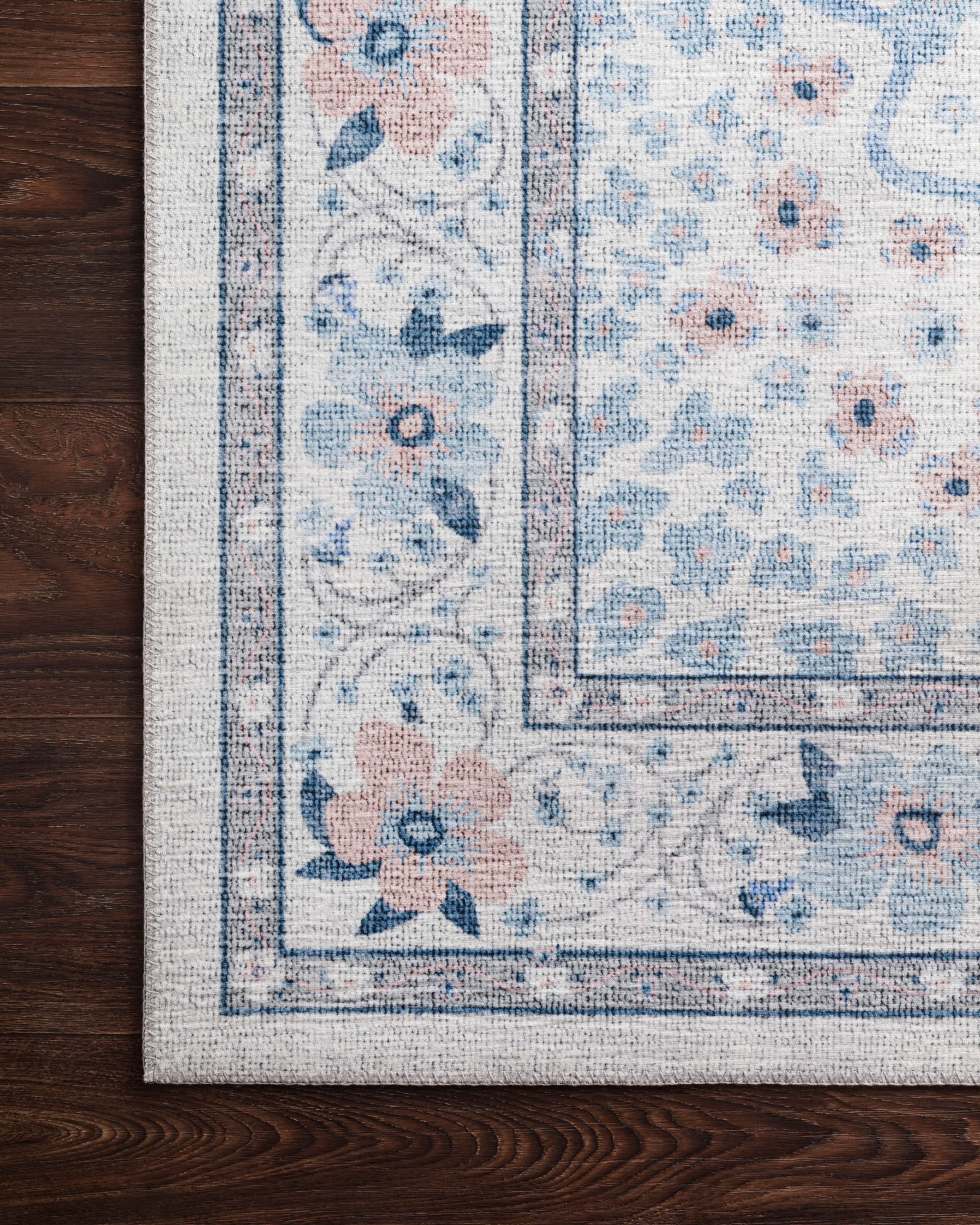 Rifle Paper Co. x Loloi Palais Snow / Sky Rug 2-patterned rugs Loloi