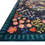 Rifle Paper Co. x Loloi Palais Black / Multi Rug 2-patterned rugs Loloi