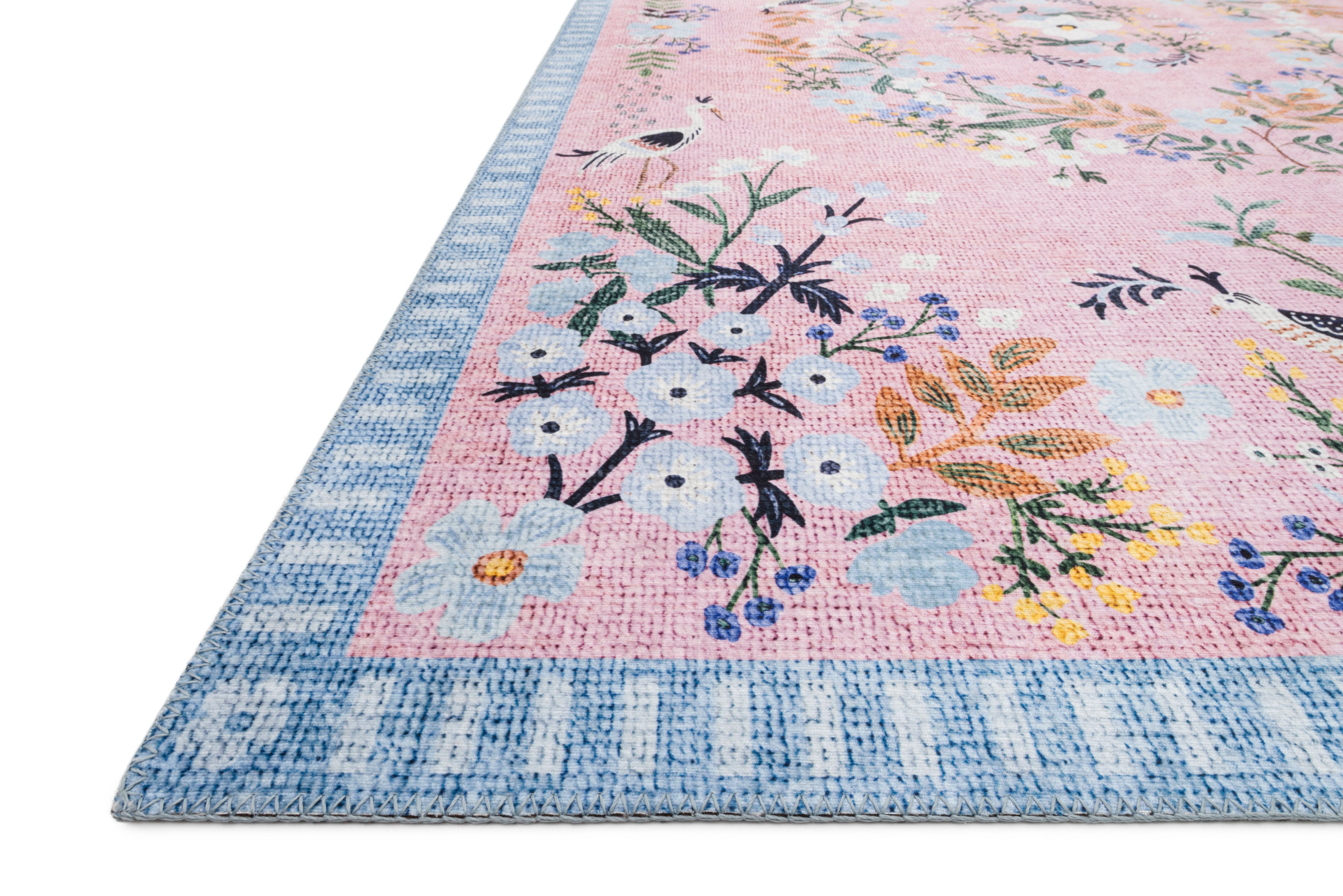 Rifle Paper Co. x Loloi Palais Rose / Sky Rug 2-patterned rugs Loloi