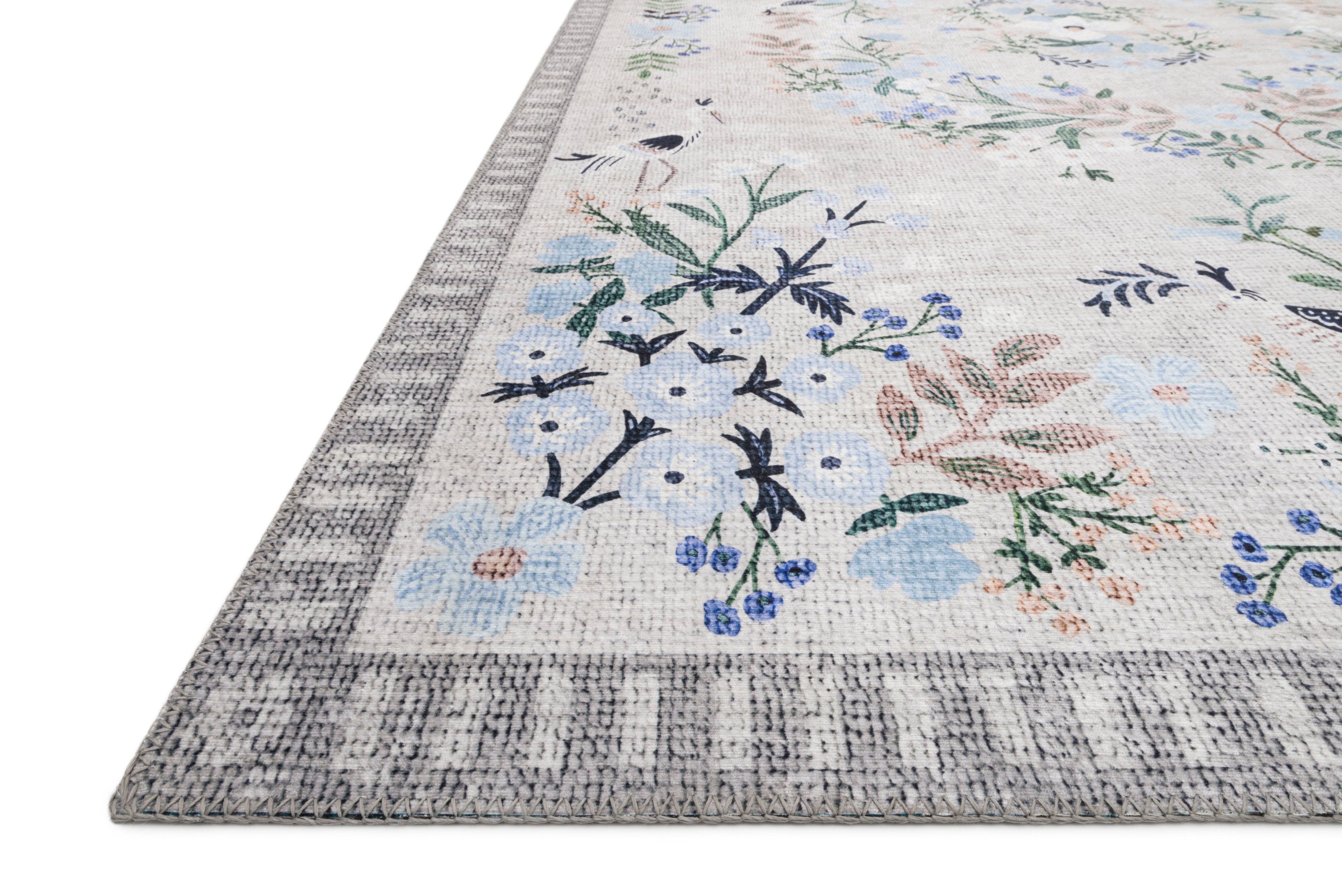 Rifle Paper Co. x Loloi Palais Stone / Grey Rug 2-patterned rugs Loloi
