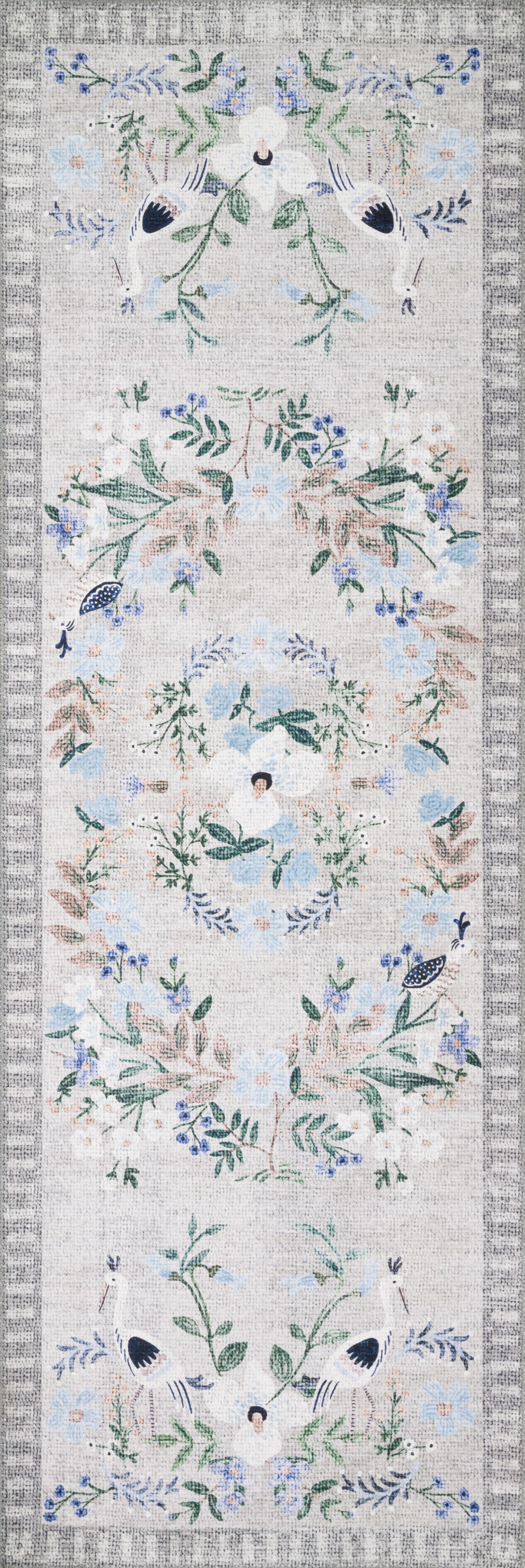 Rifle Paper Co. x Loloi Palais Stone / Grey Rug 2-patterned rugs Loloi