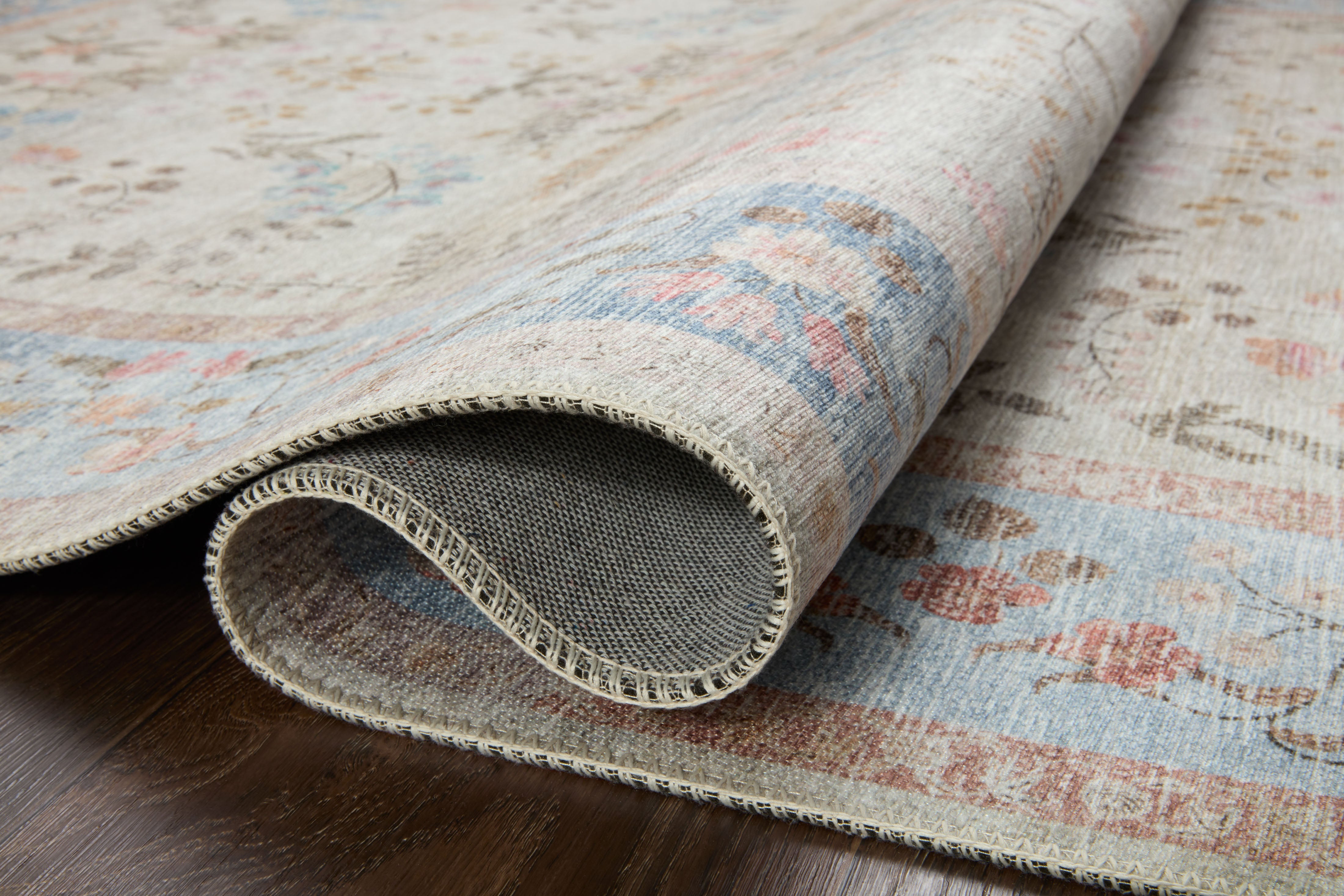 Rifle Paper Co. x Loloi Palais Lt. Blue Rug 2-patterned rugs Loloi