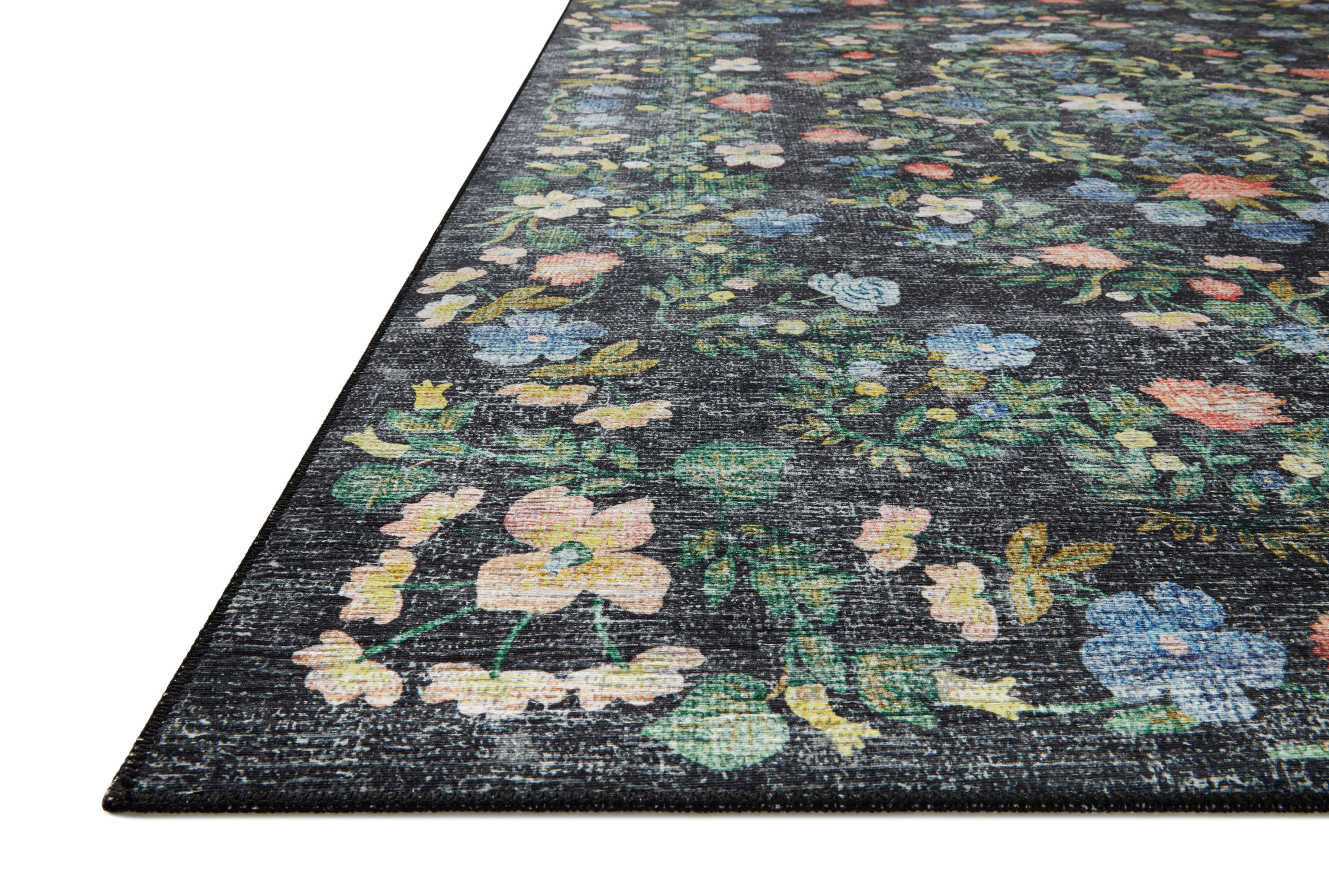 Rifle Paper Co. x Loloi Palais Black Rug 2-patterned rugs Loloi