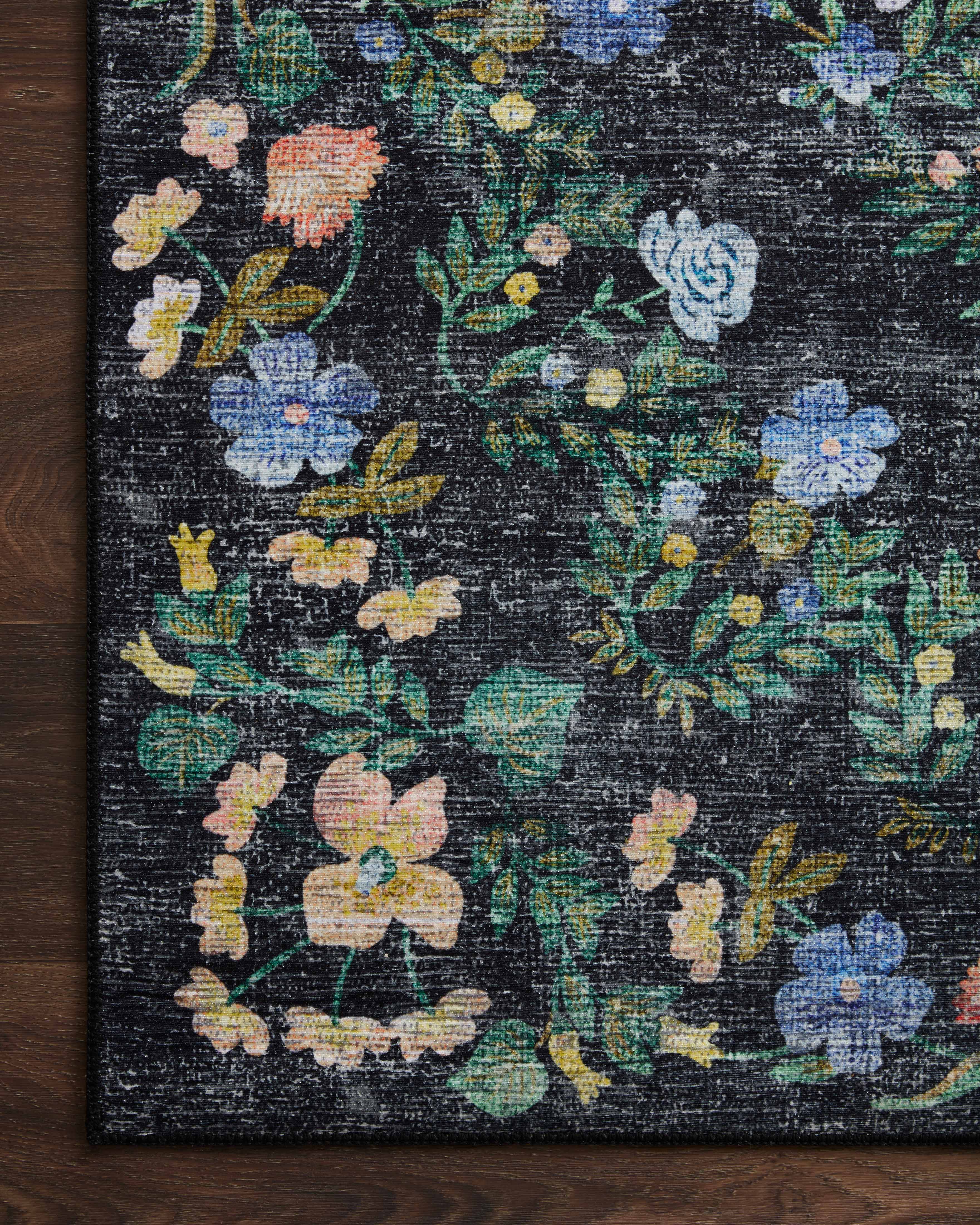 Rifle Paper Co. x Loloi Palais Black Rug 2-patterned rugs Loloi