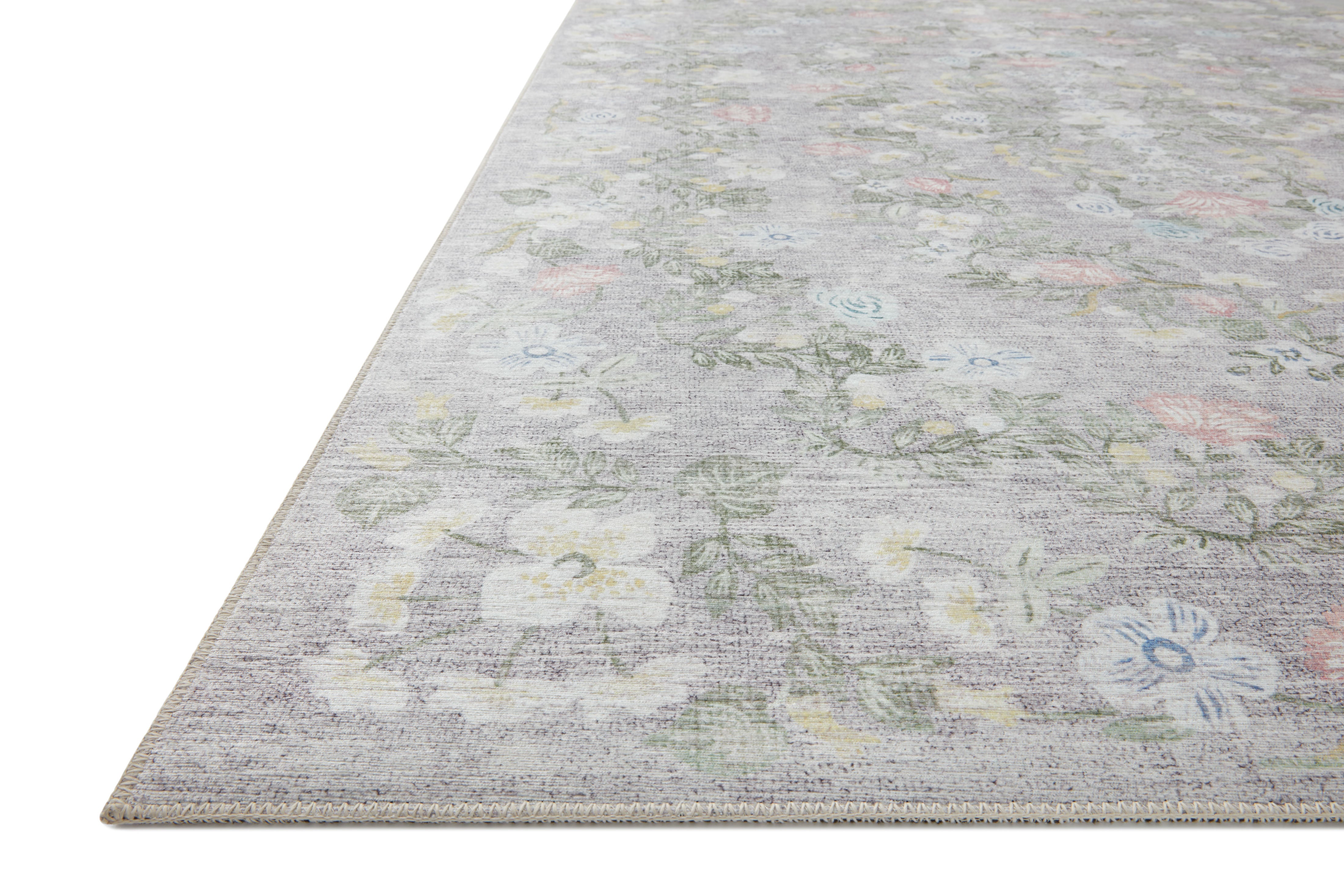 Rifle Paper Co. x Loloi Palais Grey Rug 2-patterned rugs Loloi