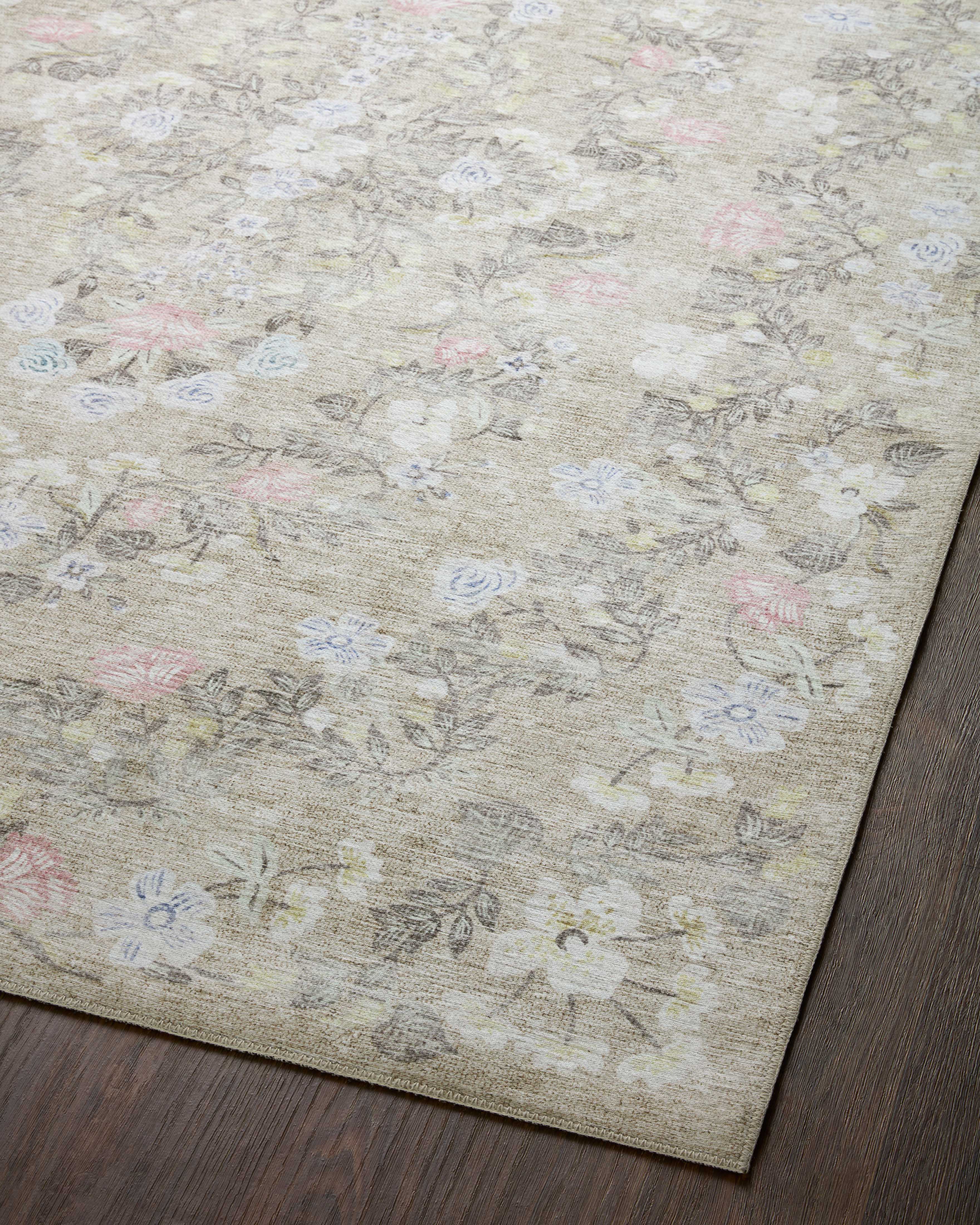 Rifle Paper Co. x Loloi Palais Khaki Rug 2-patterned rugs Loloi