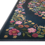 Rifle Paper Co. x Loloi Perennial Blossom Navy Rug 5-Rugs - indoor/outdoor Loloi