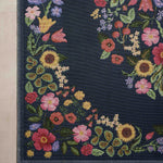 Rifle Paper Co. x Loloi Perennial Blossom Navy Rug 5-Rugs - indoor/outdoor Loloi