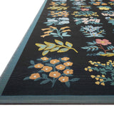 Rifle Paper Co. x Loloi Perennial Wildflower Black Rug