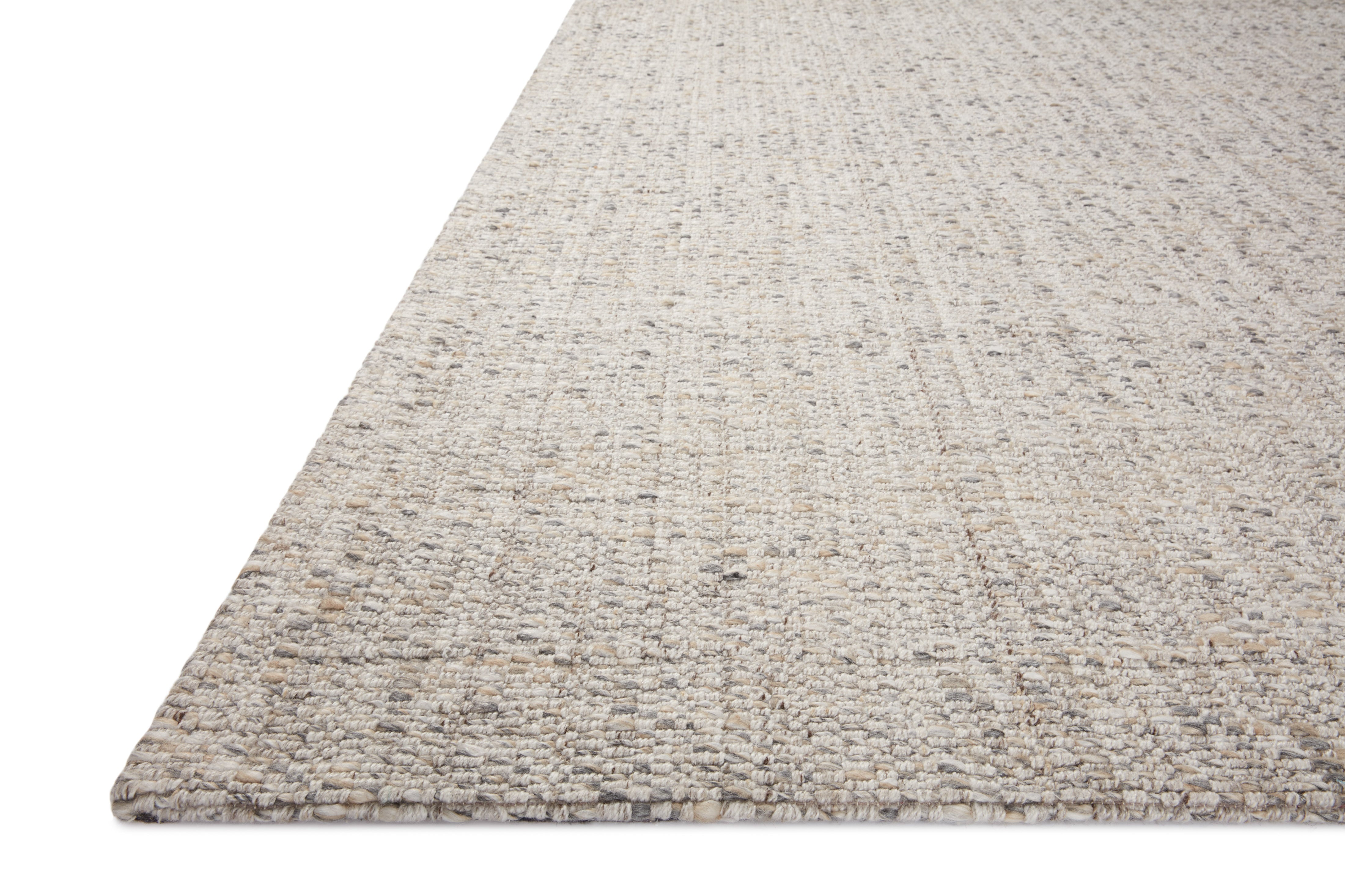 Magnolia Home by Joanna Gaines x Loloi Pippa Silver Rug 0-RUGS-patterned Loloi