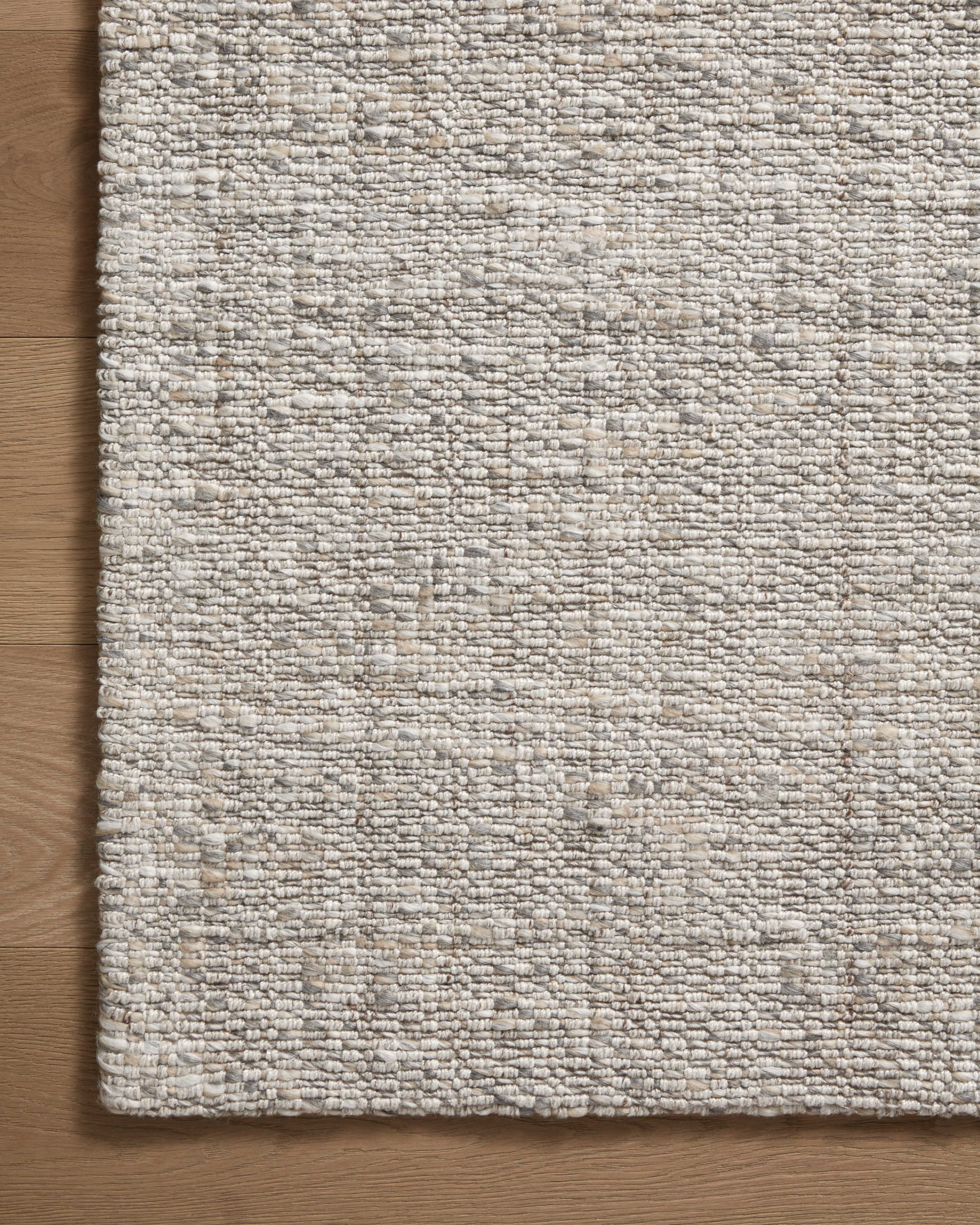 Magnolia Home by Joanna Gaines x Loloi Pippa Silver Rug 0-RUGS-patterned Loloi