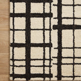 Chris Loves Julia x Loloi Polly Black / Ivory Rug 1-RUGS - jute Loloi