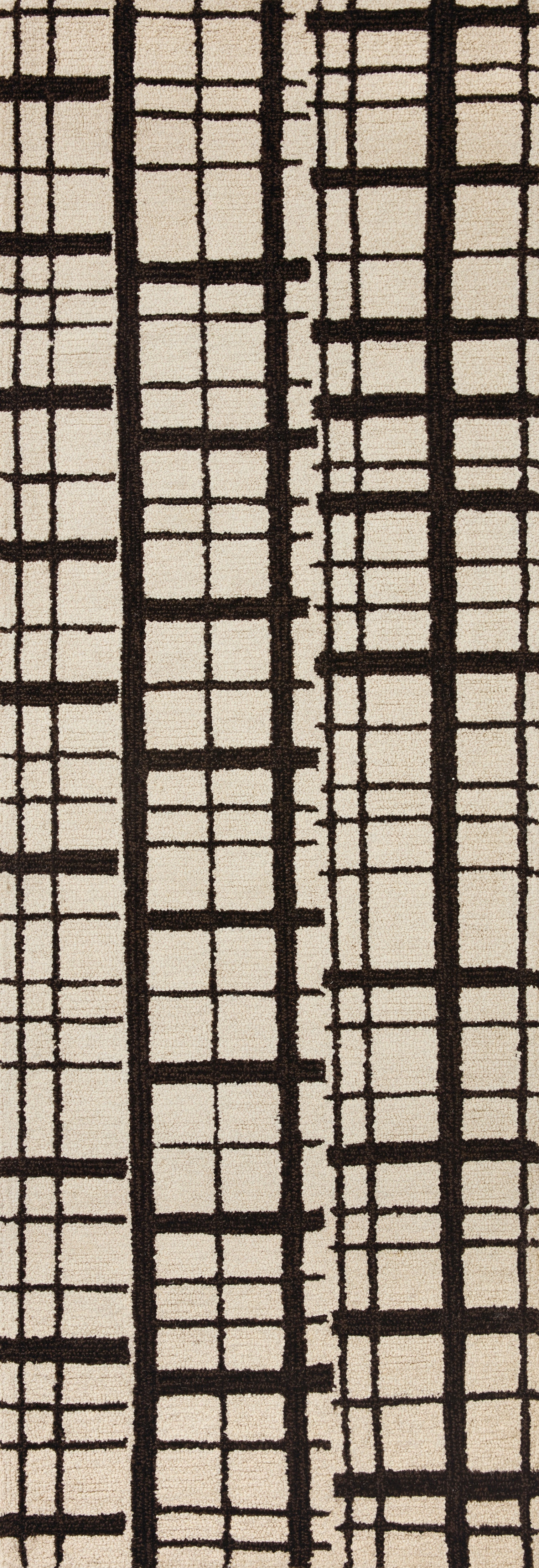 Chris Loves Julia x Loloi Polly Black / Ivory Rug 1-RUGS - jute Loloi