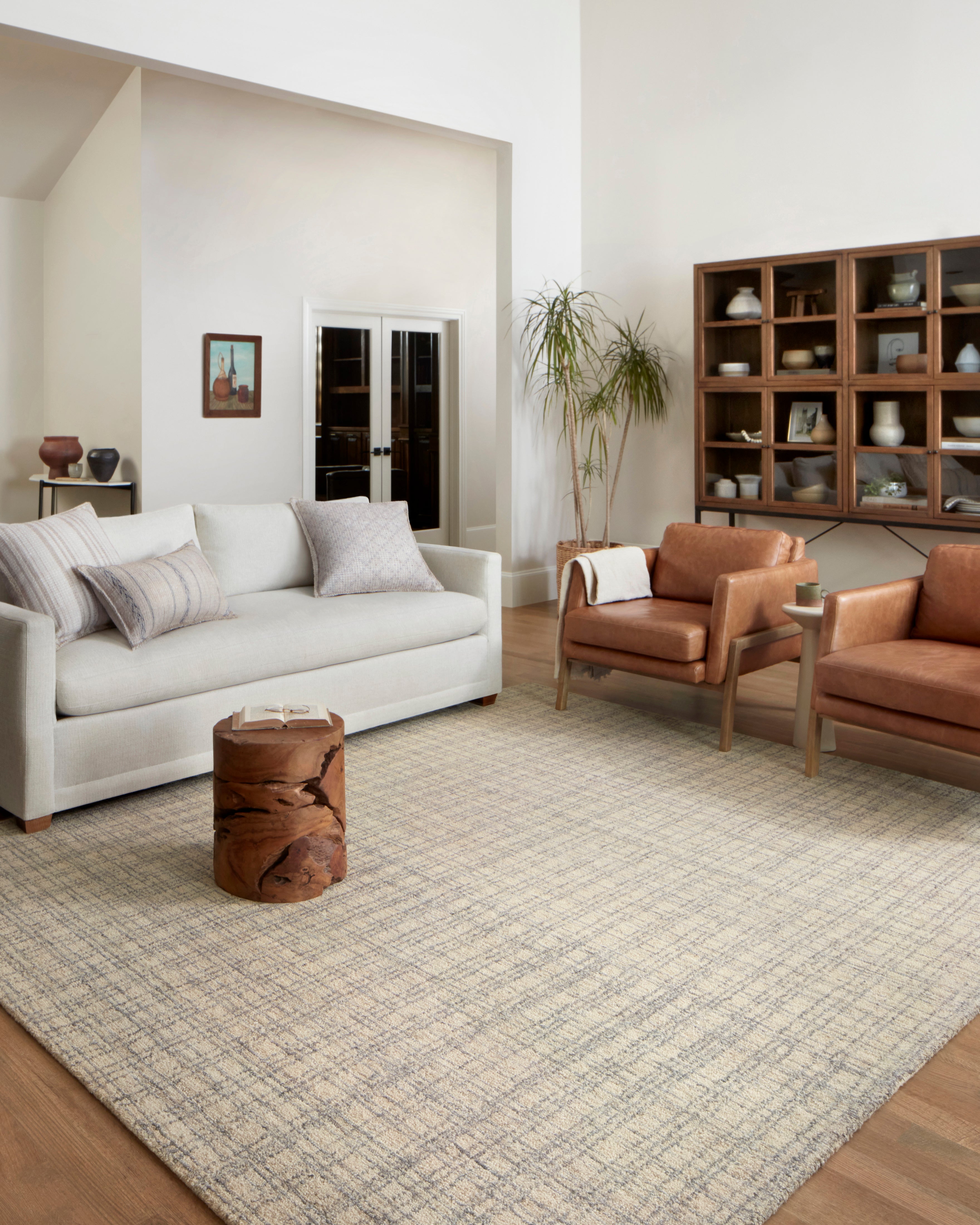 Chris Loves Julia x Loloi Polly Antique / Mist Rug 0-RUGS - jute Loloi
