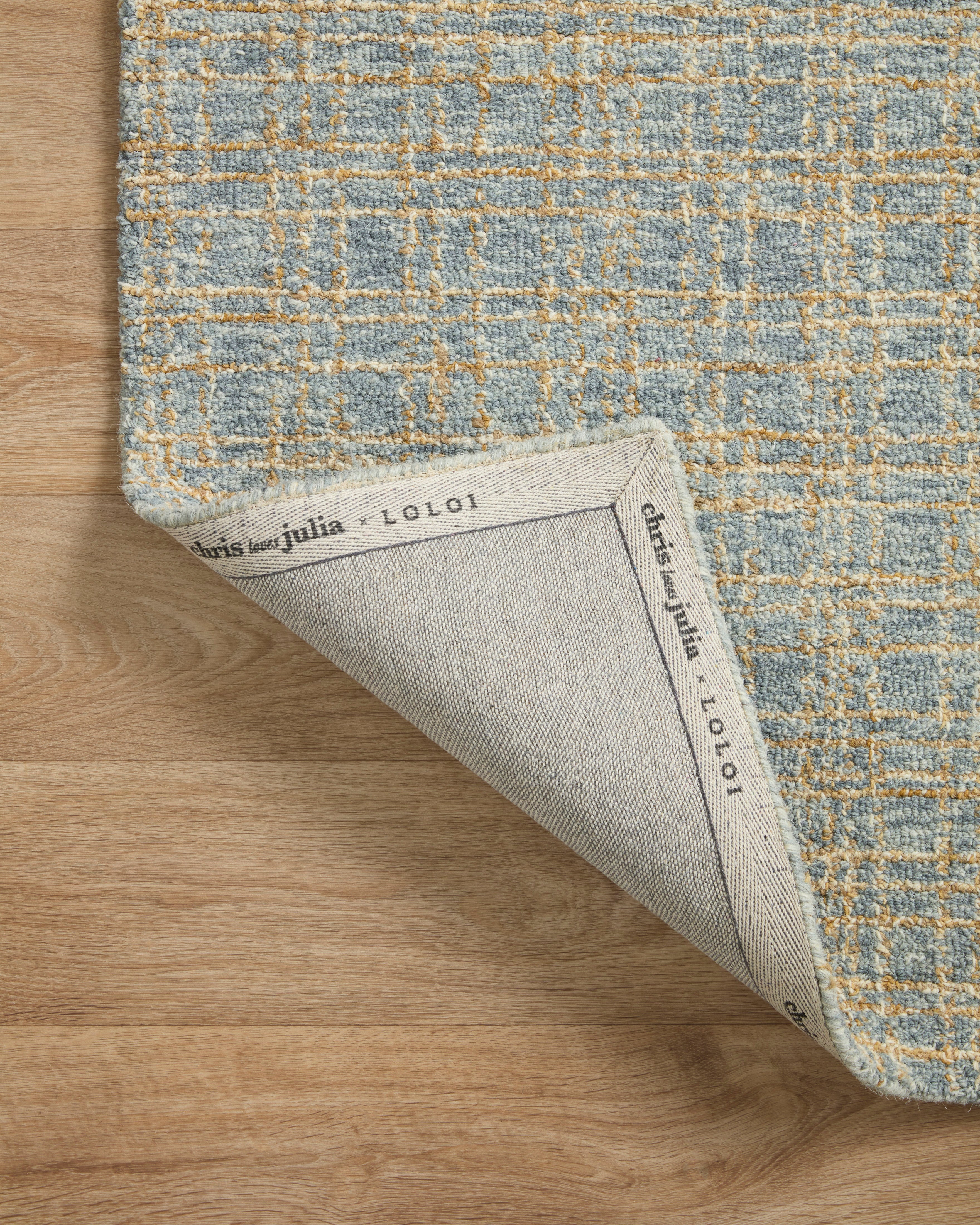 Chris Loves Julia x Loloi Polly Blue / Sand Rug 0-RUGS - jute Loloi