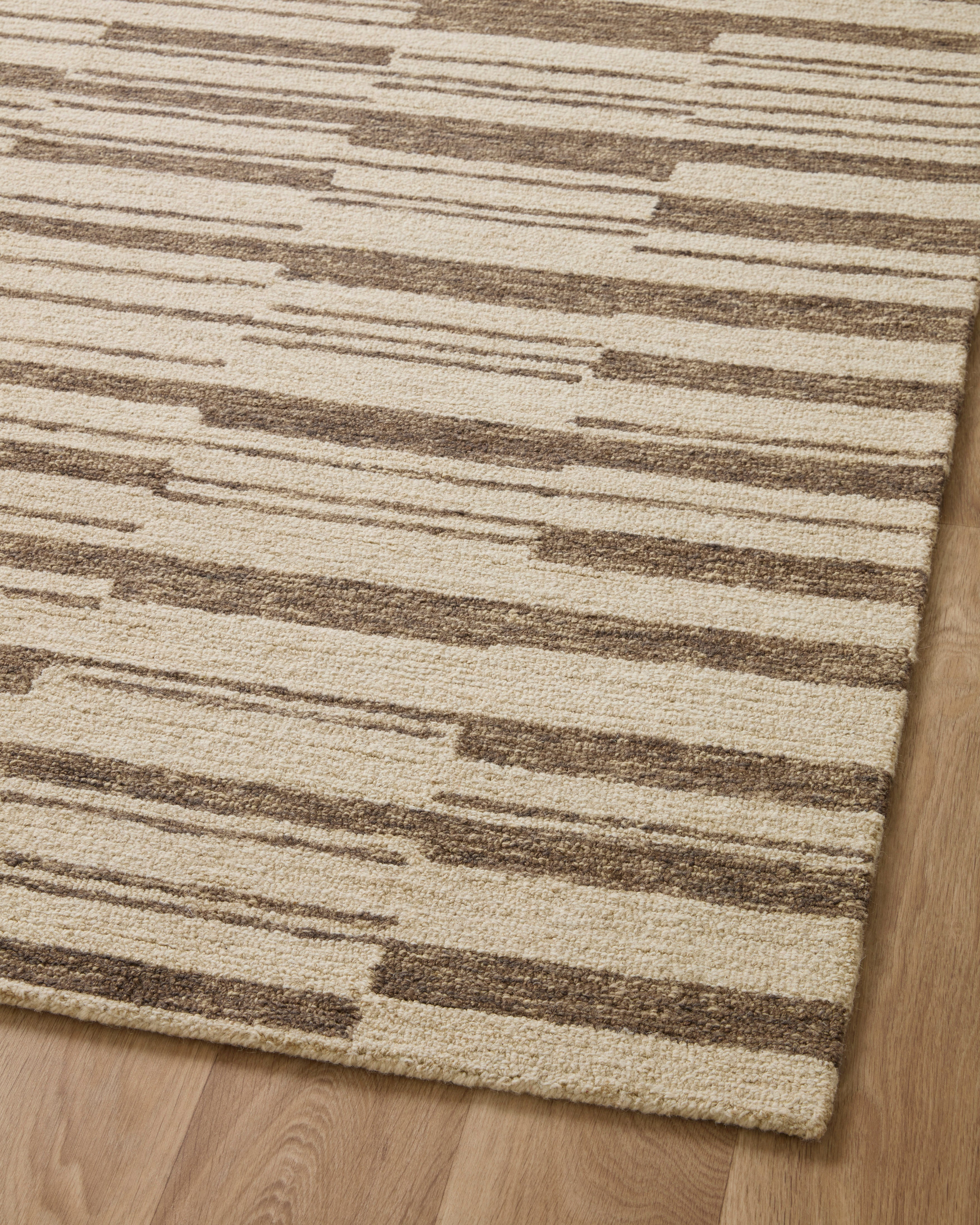Chris Loves Julia x Loloi Polly Beige / Tobacco Rug 0-RUGS - jute Loloi