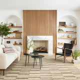 Chris Loves Julia x Loloi Polly Beige / Tobacco Rug 0-RUGS - jute Loloi