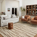 Chris Loves Julia x Loloi Polly Beige / Tobacco Rug 0-RUGS - jute Loloi