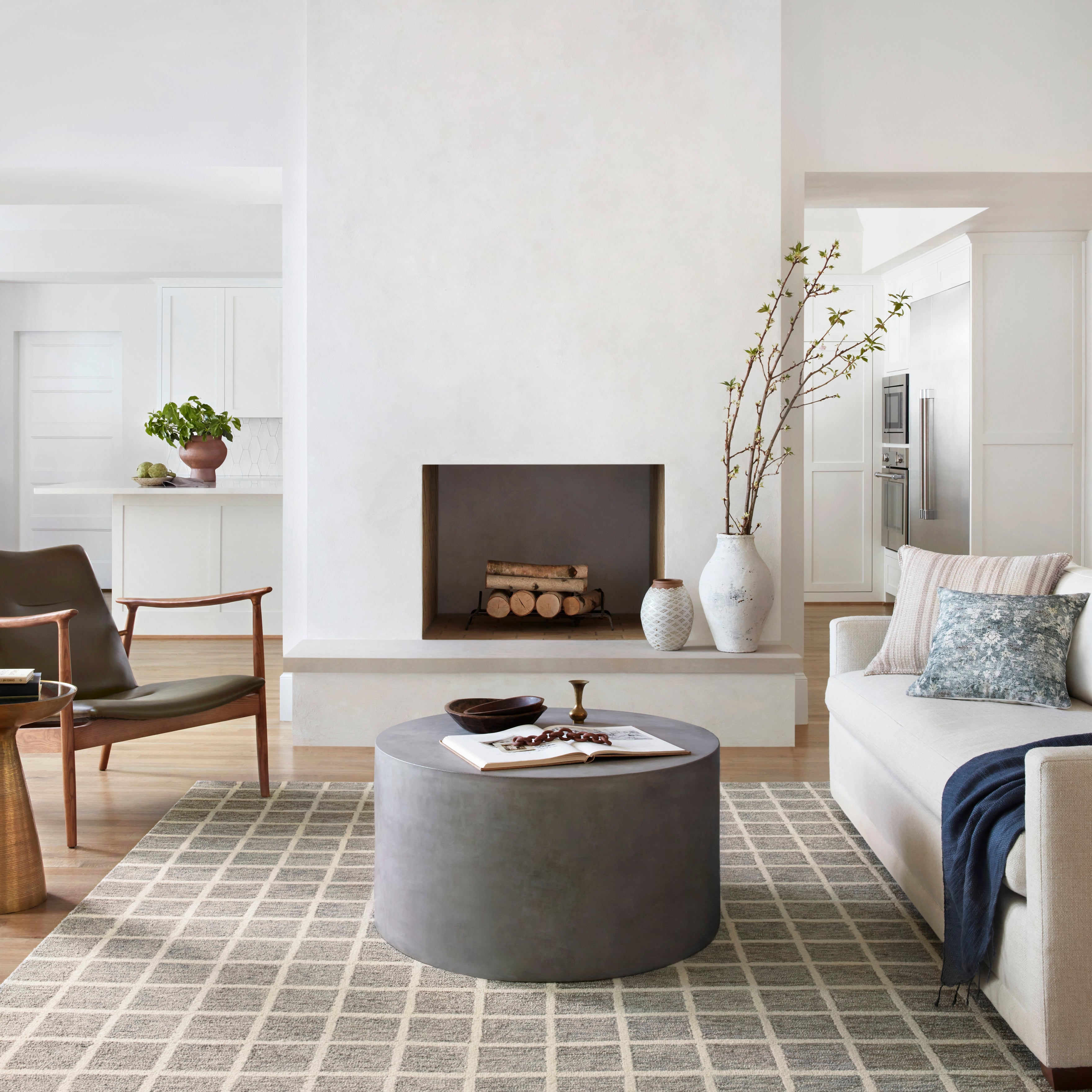 Chris Loves Julia x Loloi Polly Slate / Ivory Rug - Rug & Weave