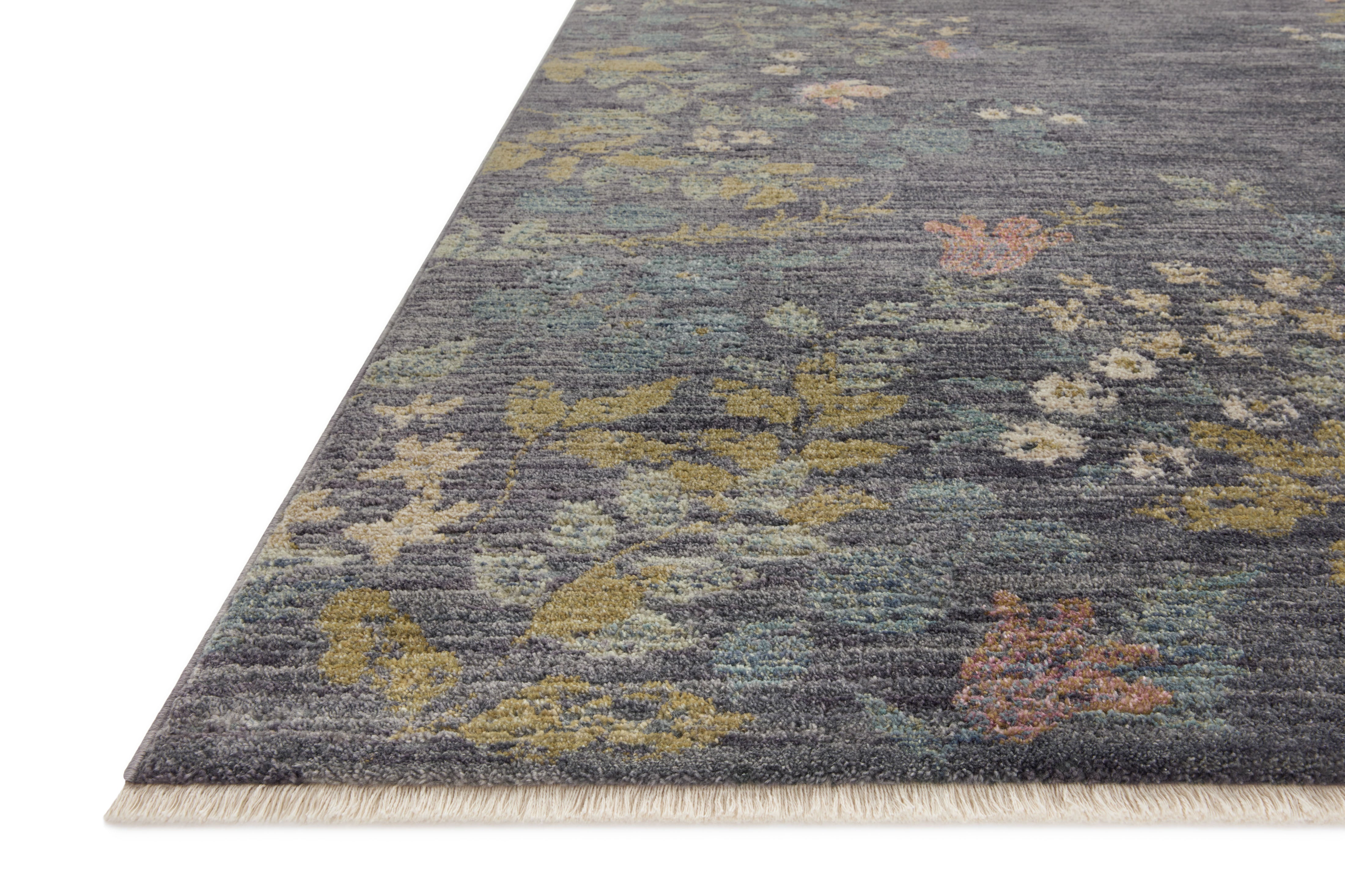 Rifle Paper Co. x Loloi Provence Slate Rug 1-RUGS-patterned Loloi