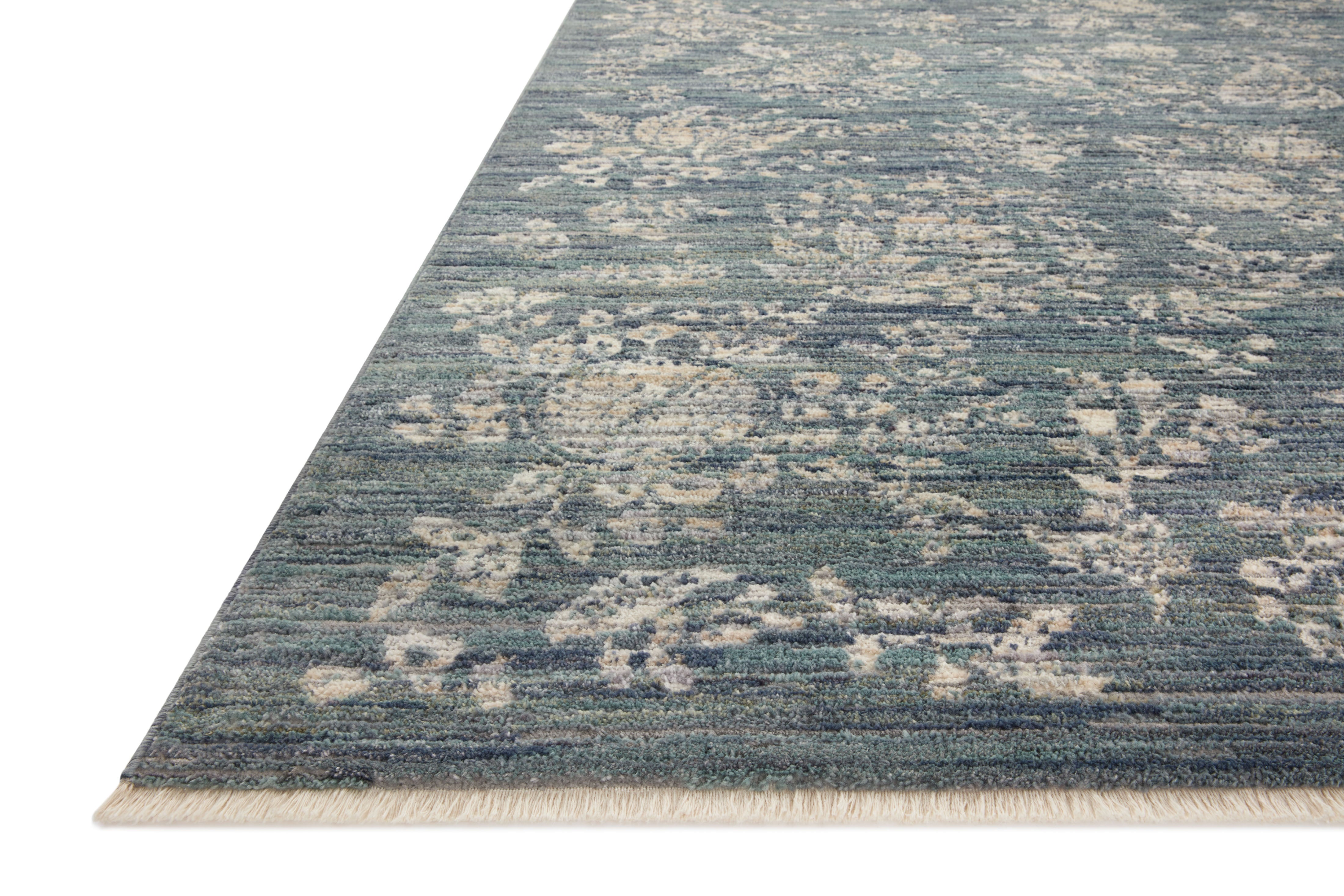 Rifle Paper Co. x Loloi Provence Indigo Rug 1-RUGS-patterned Loloi