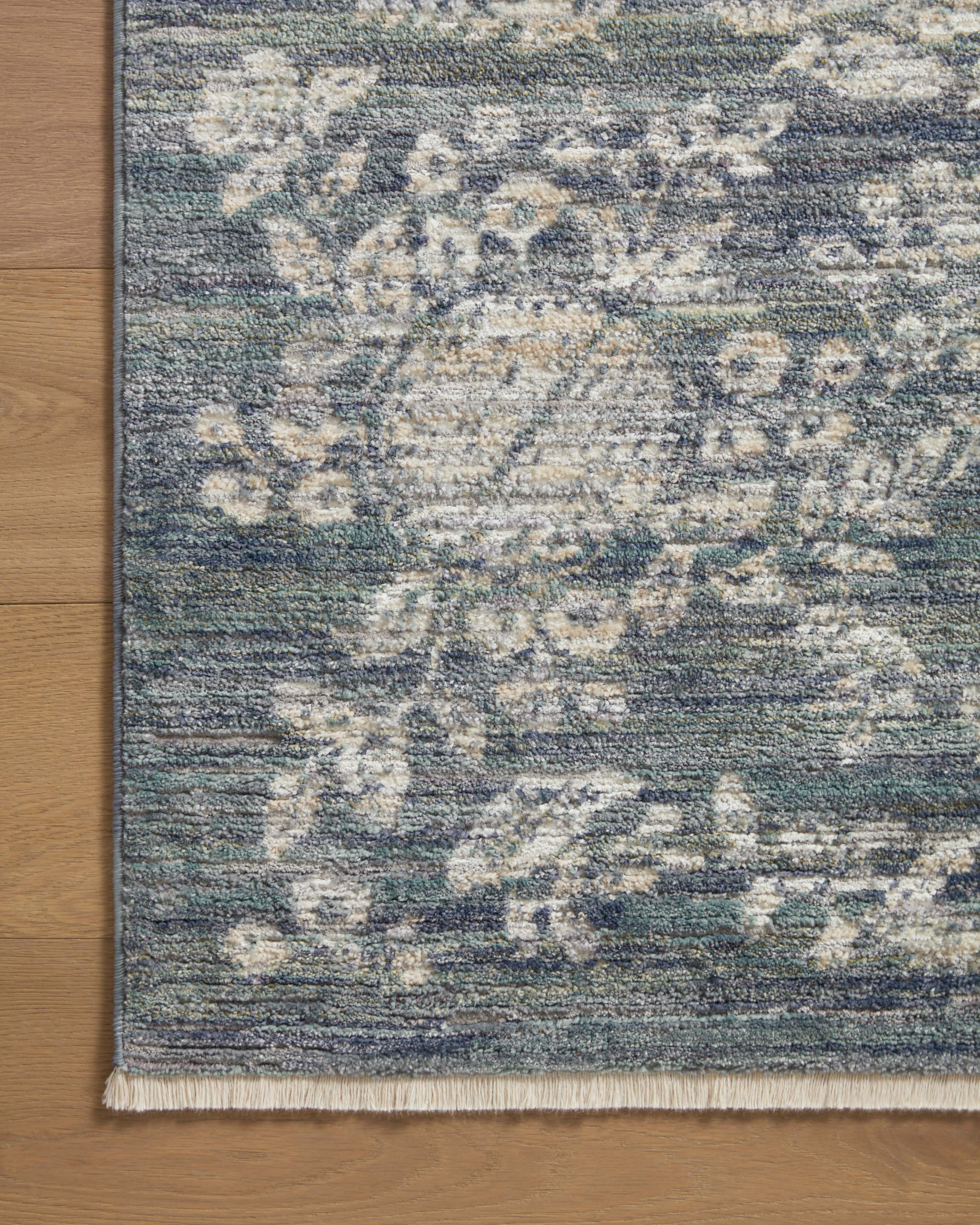 Rifle Paper Co. x Loloi Provence Indigo Rug 1-RUGS-patterned Loloi