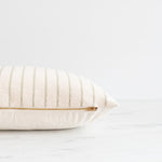 Pistachio Woven Stripes Pillow Cover 1 - PILLOWS - Thai - neutral Rug & Weave Pillows