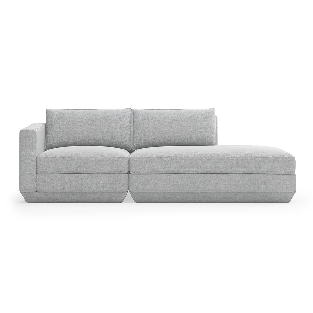 Gus* Modern Podium 2 Piece Lounge 8 - d - FURNITURE - modular - podium Gus Bayview Silver Right